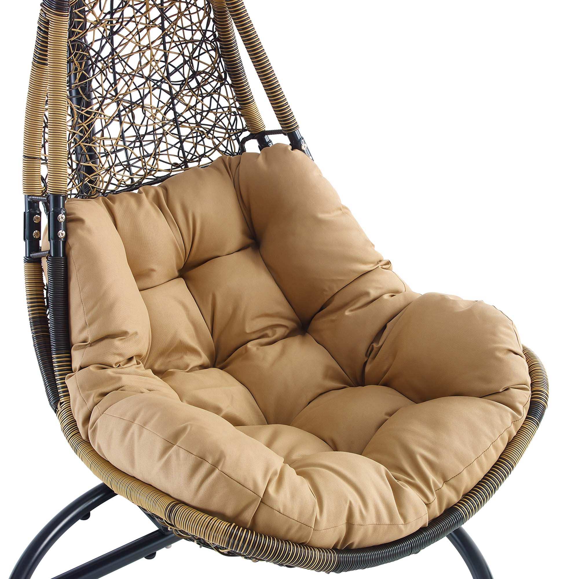 Abate Wicker Rattan Outdoor Patio Swing Chair by Modway - Best Buy Furniture