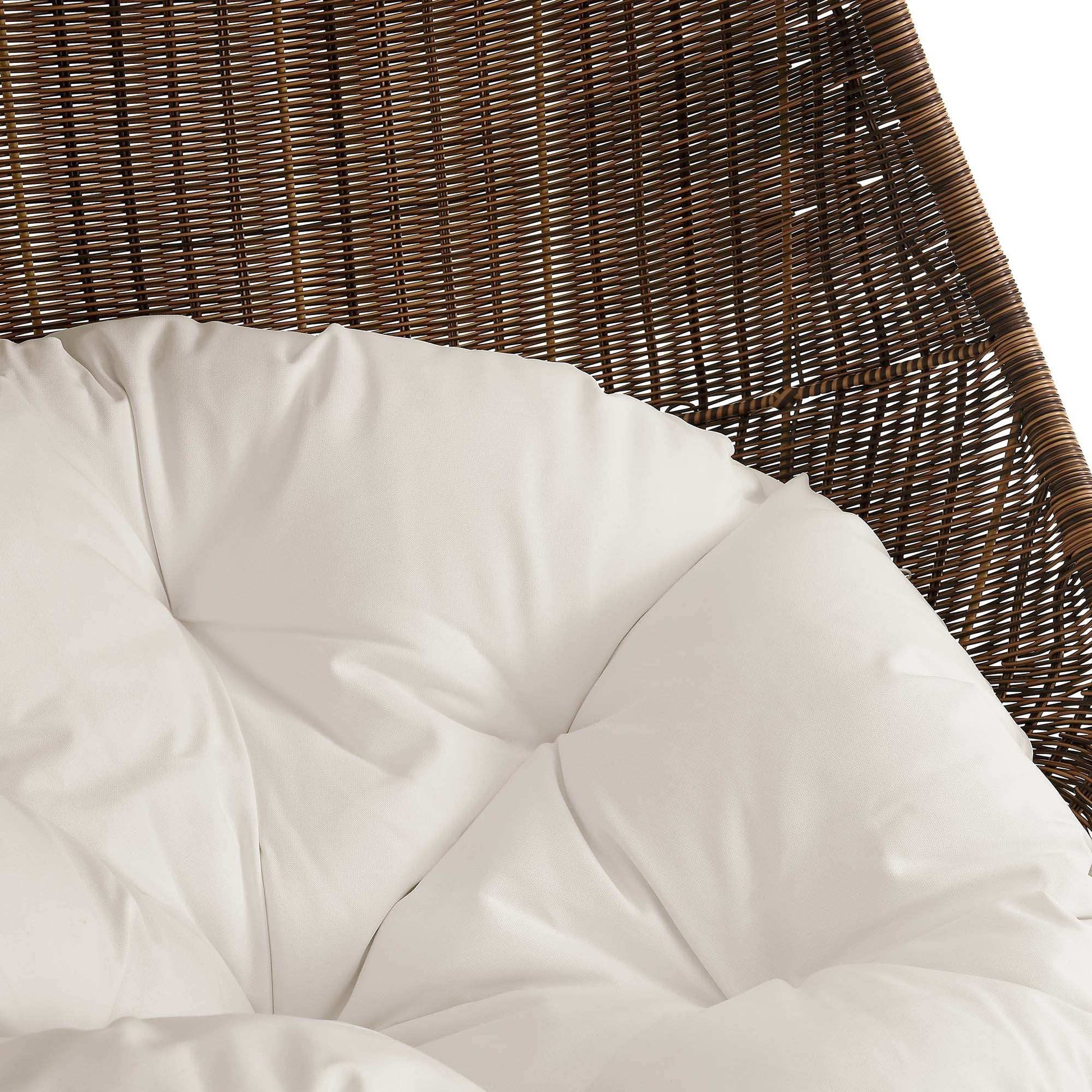 Bean Outdoor Patio Wood Swing Chair With Stand by Modway - Best Buy Furniture