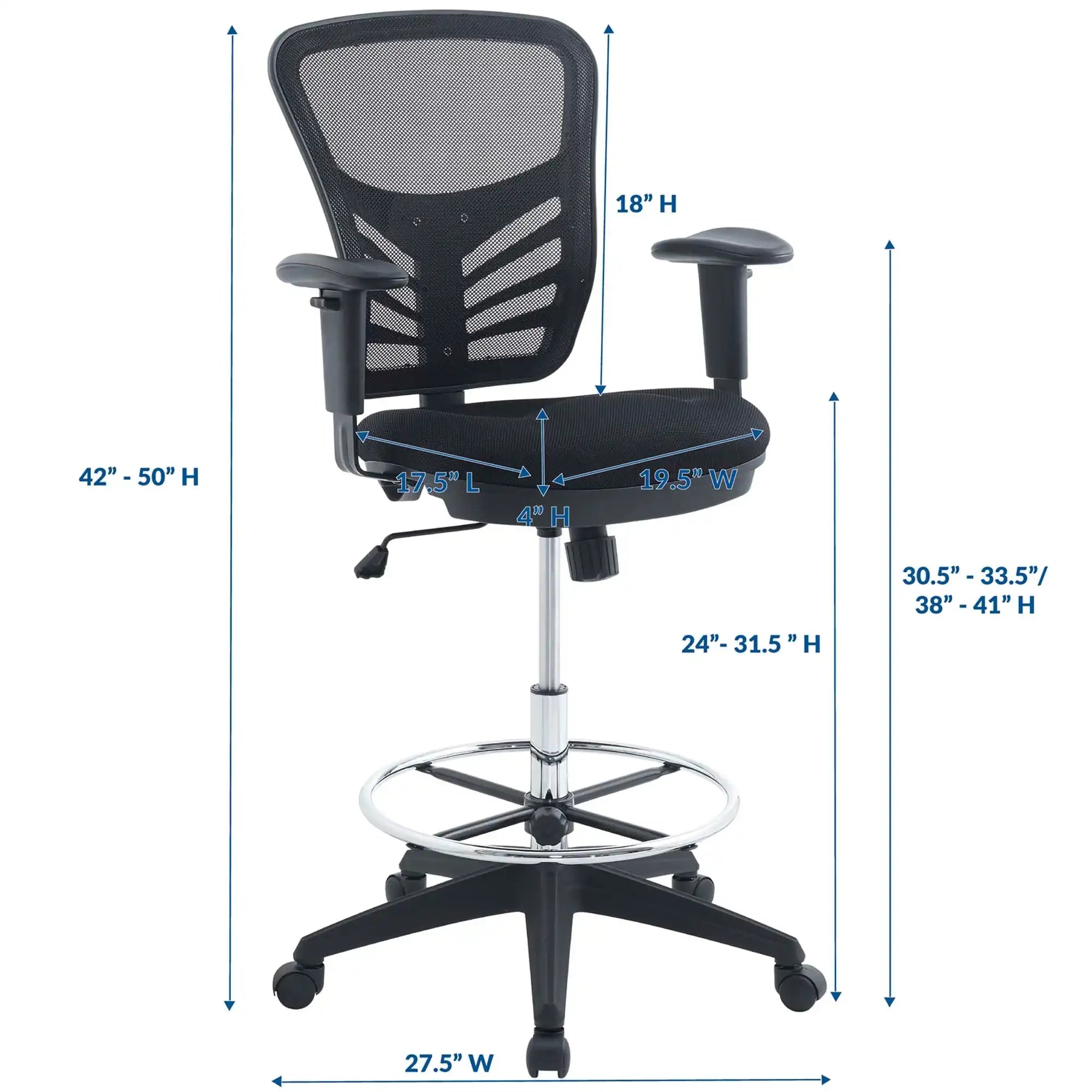 Articulate Drafting Chair by Modway - Best Buy Furniture