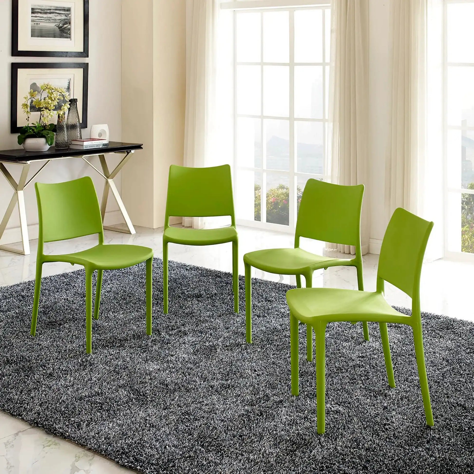 Hipster Dining Side Chair Set of 4 by Modway - Best Buy Furniture