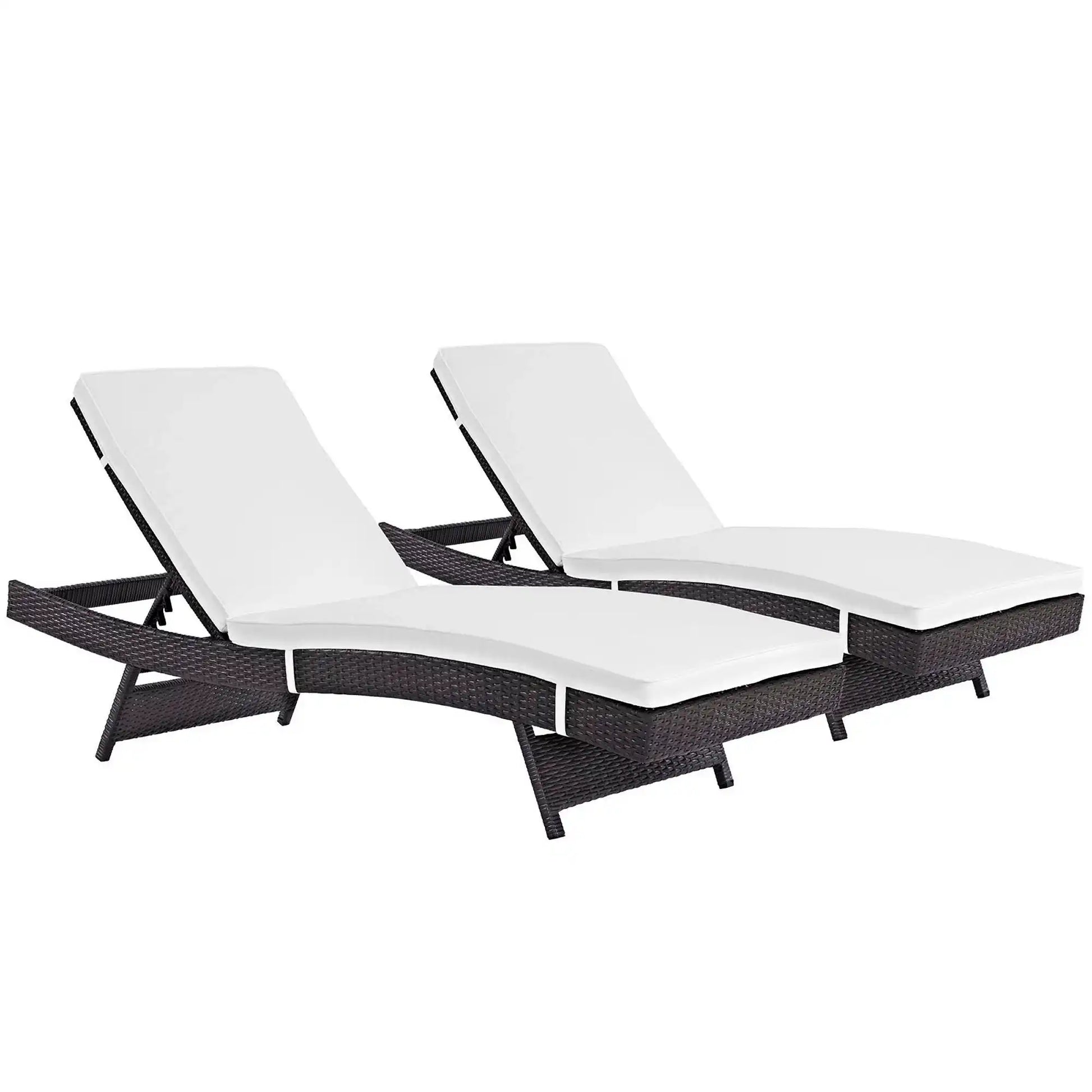 Convene Outdoor Patio Chaise Set of 2 by Modway - Best Buy Furniture