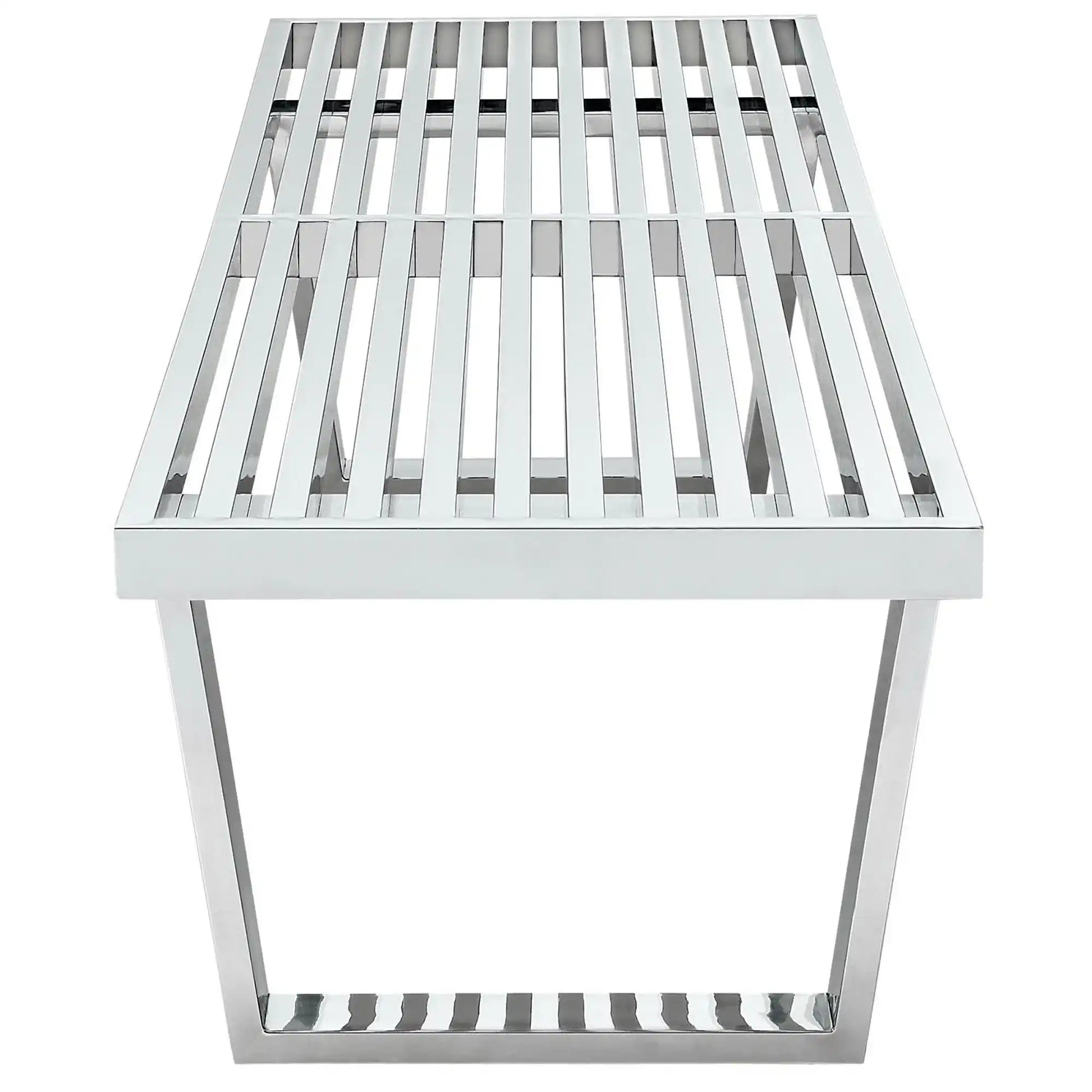 Sauna 5' Stainless Steel Bench by Modway - Best Buy Furniture