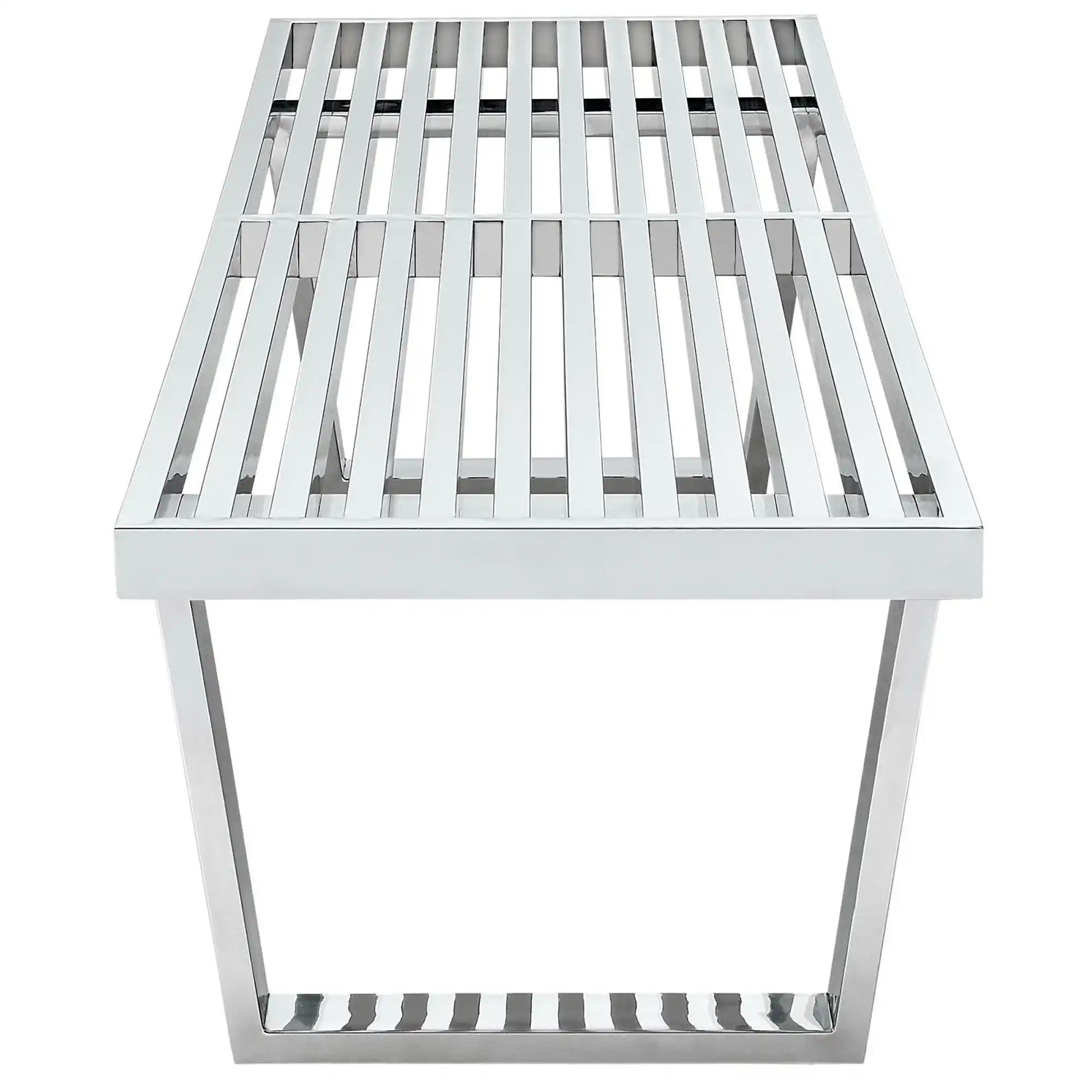 Sauna 5' Stainless Steel Bench by Modway - Best Buy Furniture
