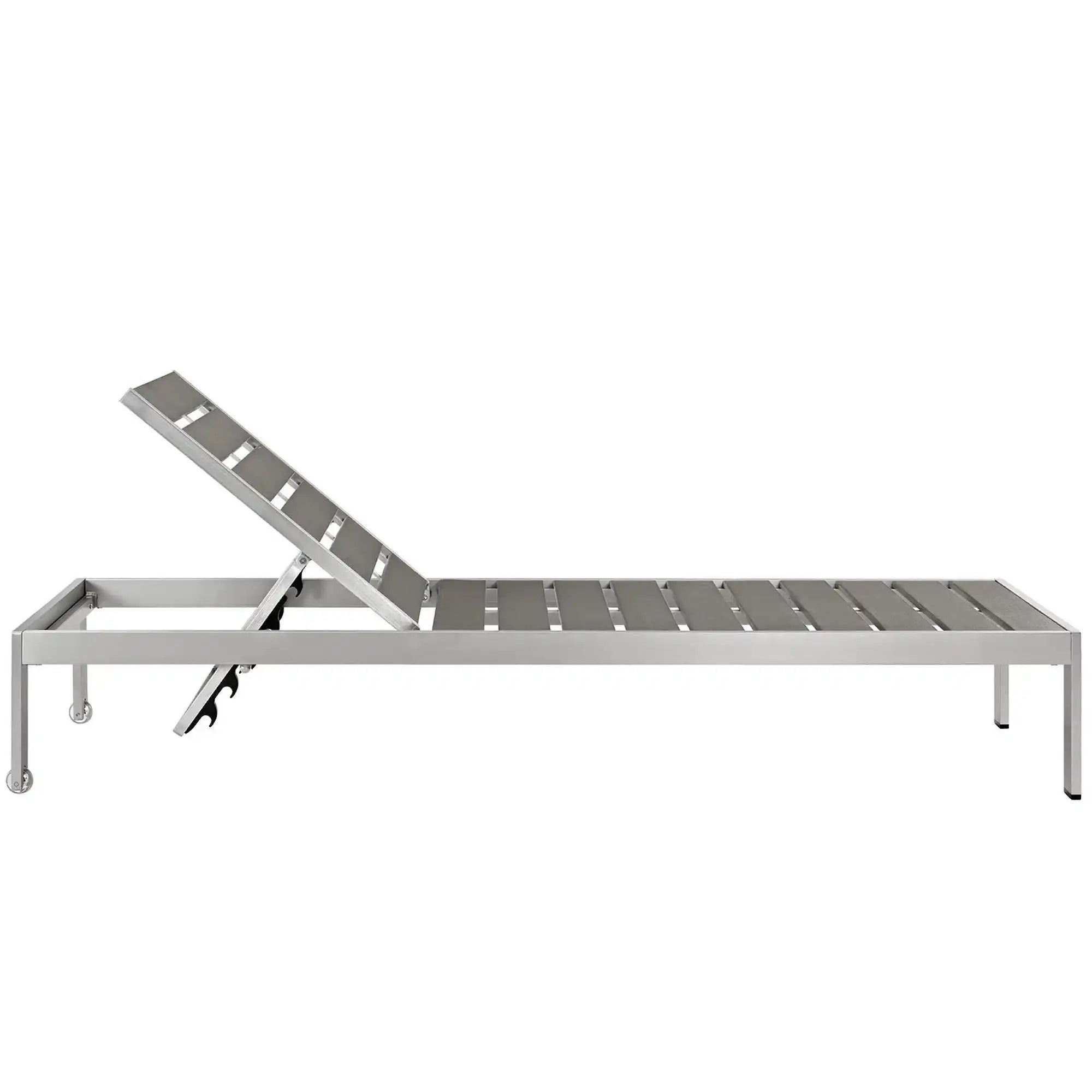 Shore Outdoor Patio Aluminum Chaise Set of 6 by Modway - Best Buy Furniture
