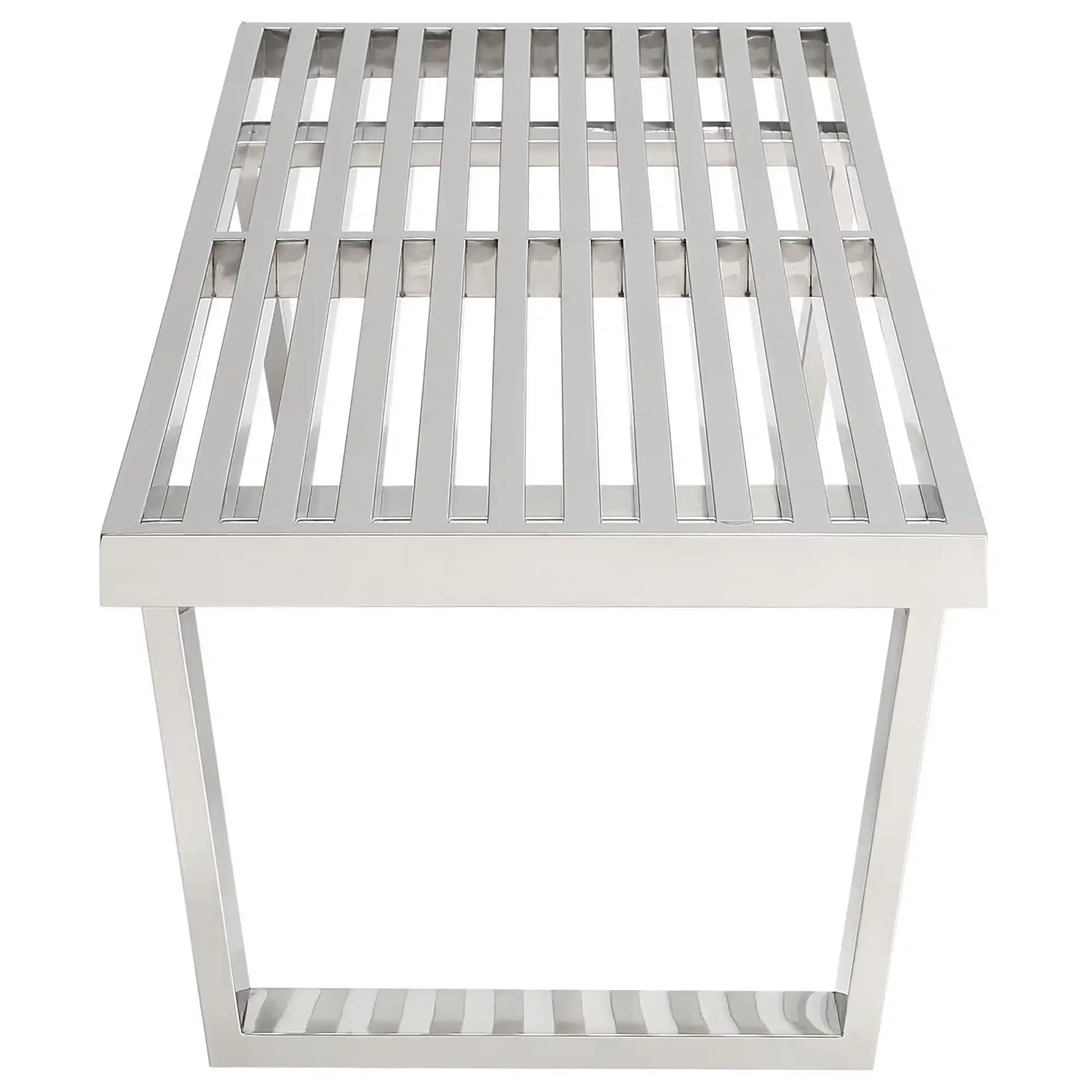 Sauna 4' Stainless Steel Bench by Modway - Best Buy Furniture