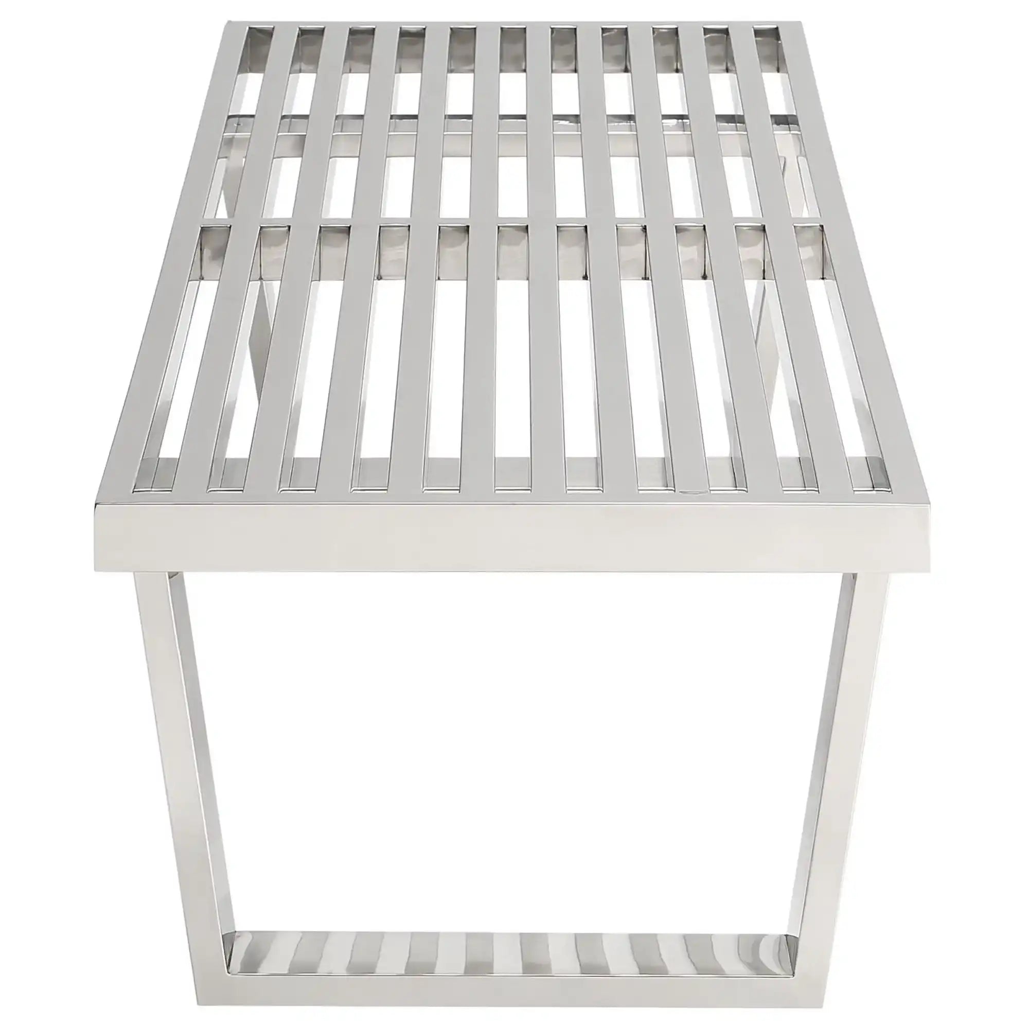 Sauna 4' Stainless Steel Bench by Modway - Best Buy Furniture