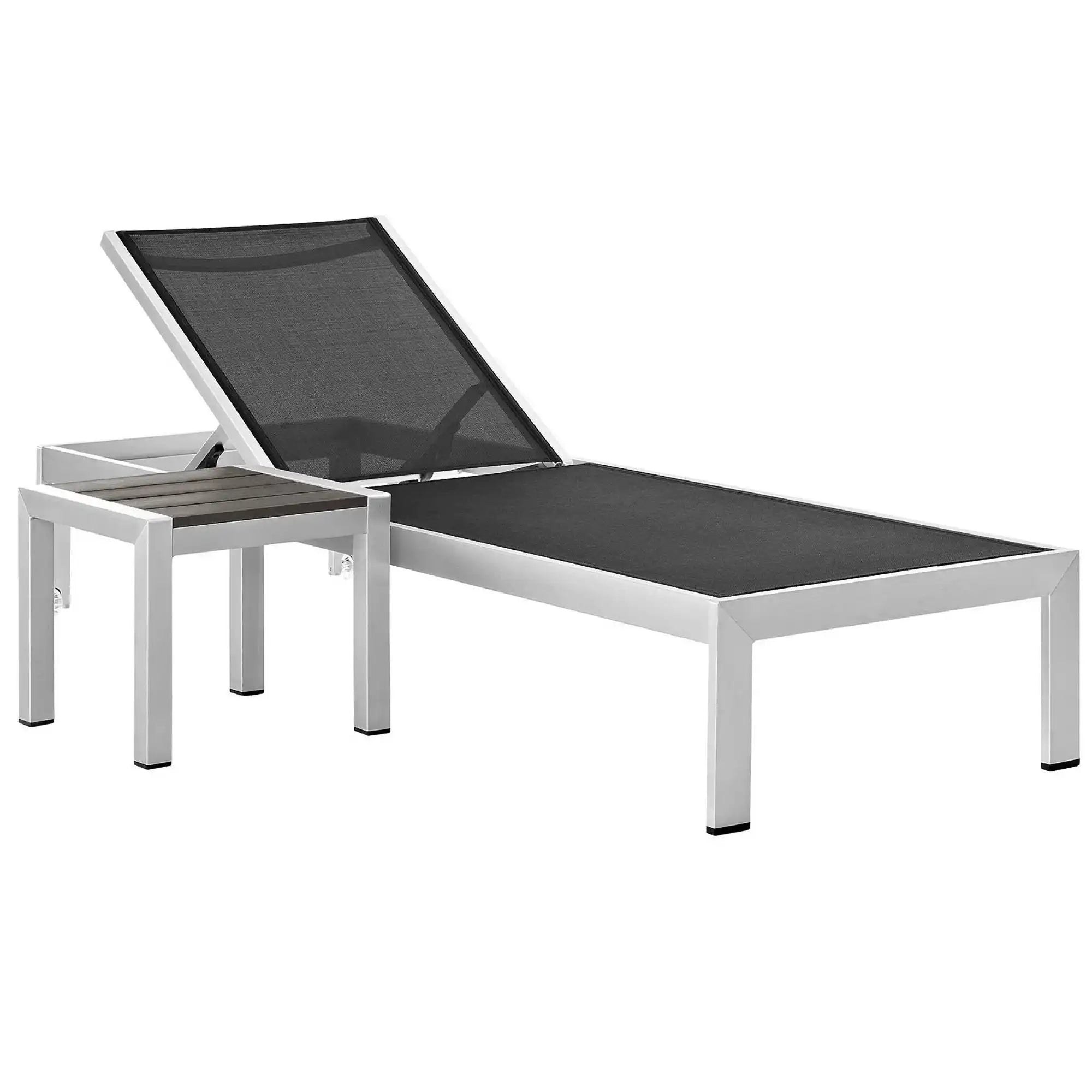 Shore 2 Piece Outdoor Patio Aluminum Set by Modway - Best Buy Furniture