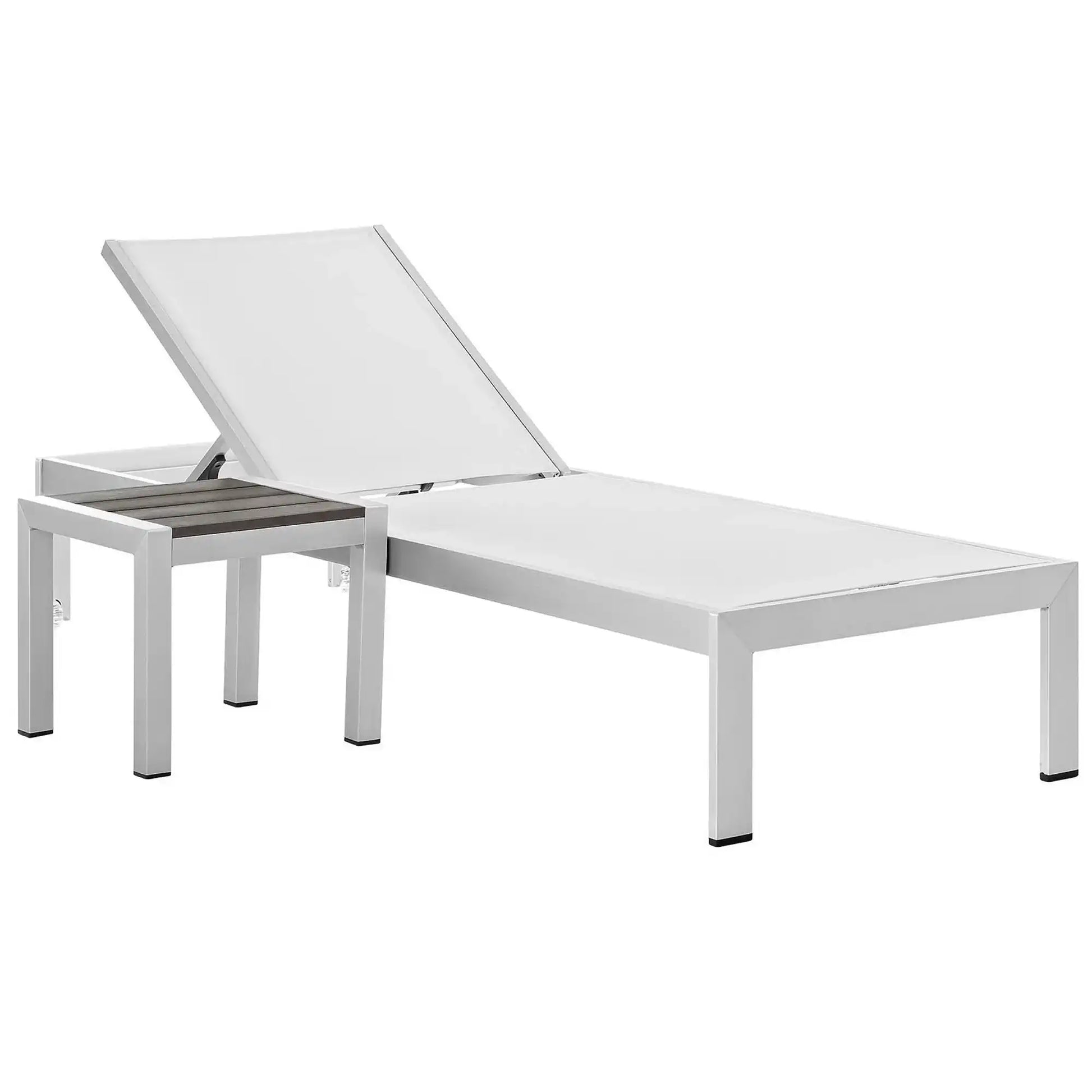 Shore 2 Piece Outdoor Patio Aluminum Set by Modway - Best Buy Furniture