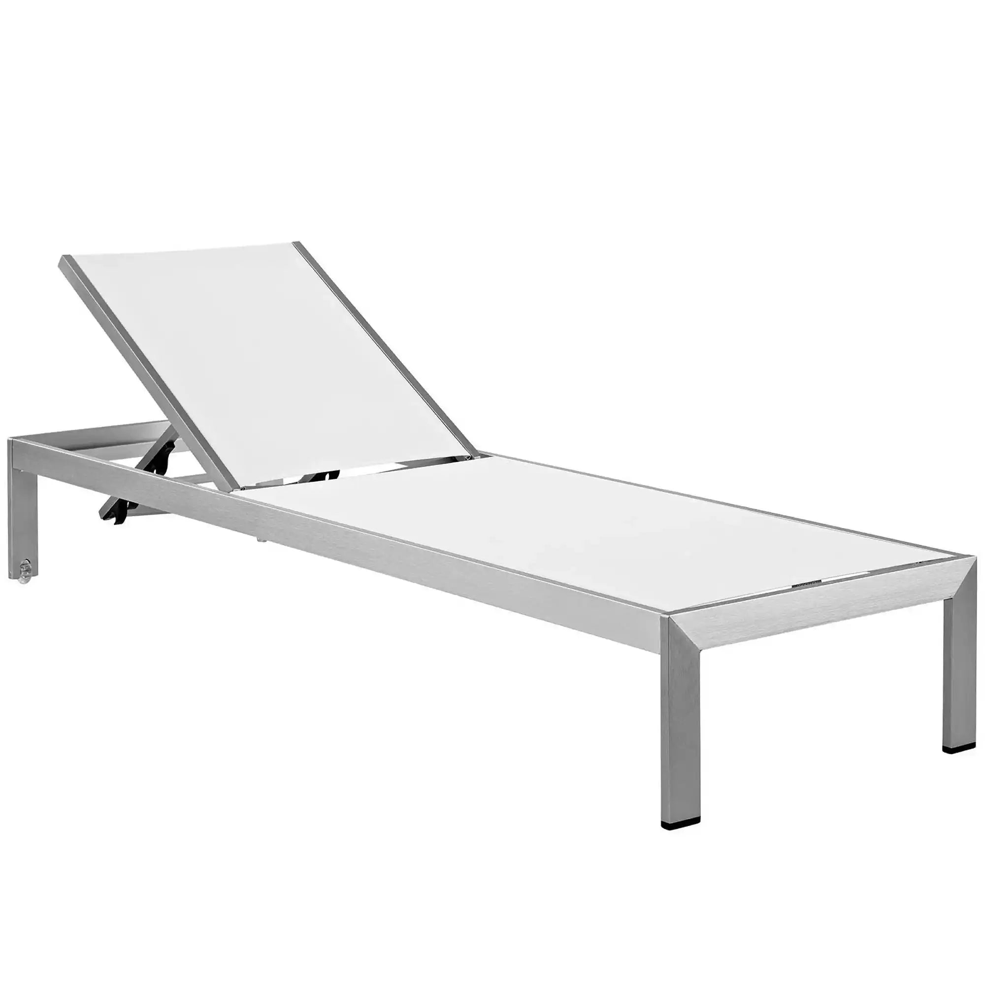 Shore Outdoor Patio Aluminum Chaise Set of 4 by Modway - Best Buy Furniture
