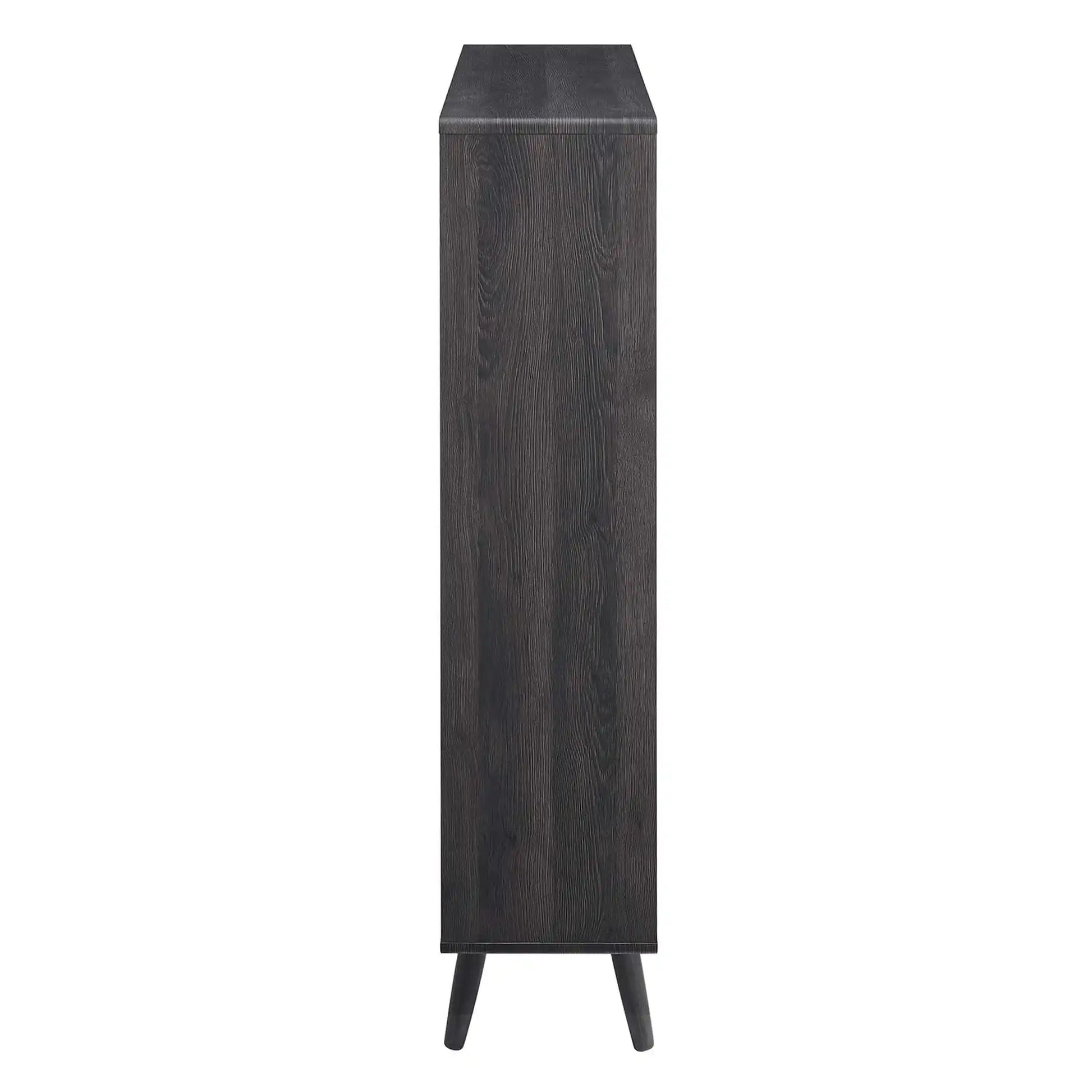 Transmit 7 Shelf Wood Grain Bookcase by Modway - Best Buy Furniture