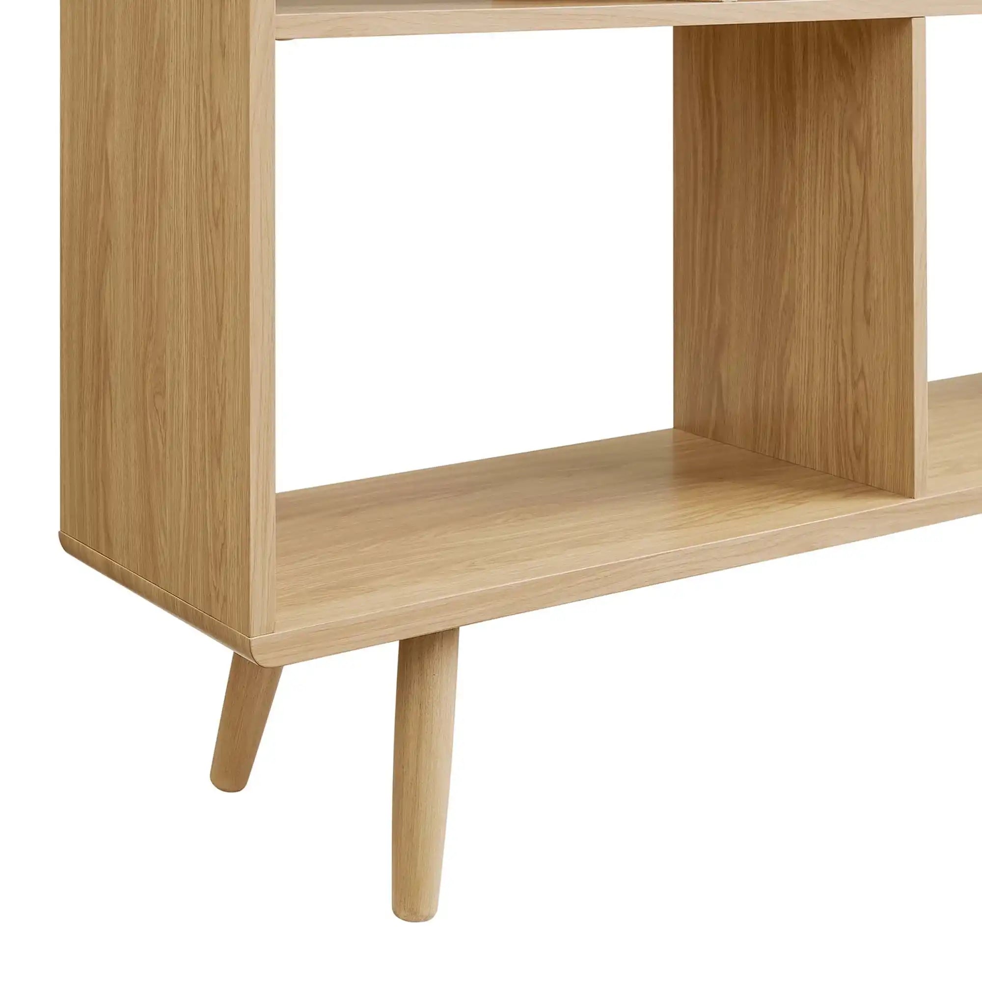 Transmit 7 Shelf Wood Grain Bookcase by Modway - Best Buy Furniture