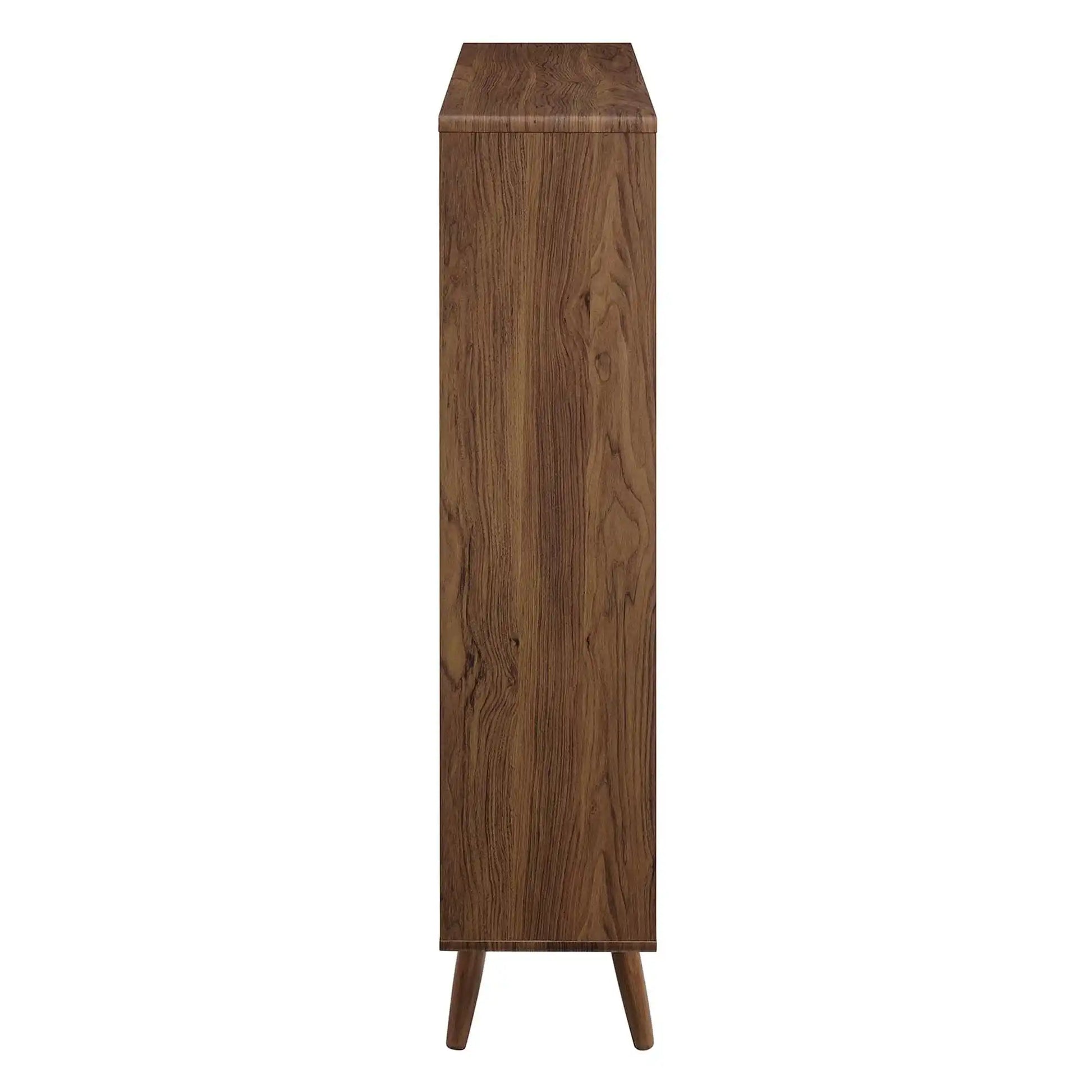 Transmit 7 Shelf Wood Grain Bookcase by Modway - Best Buy Furniture