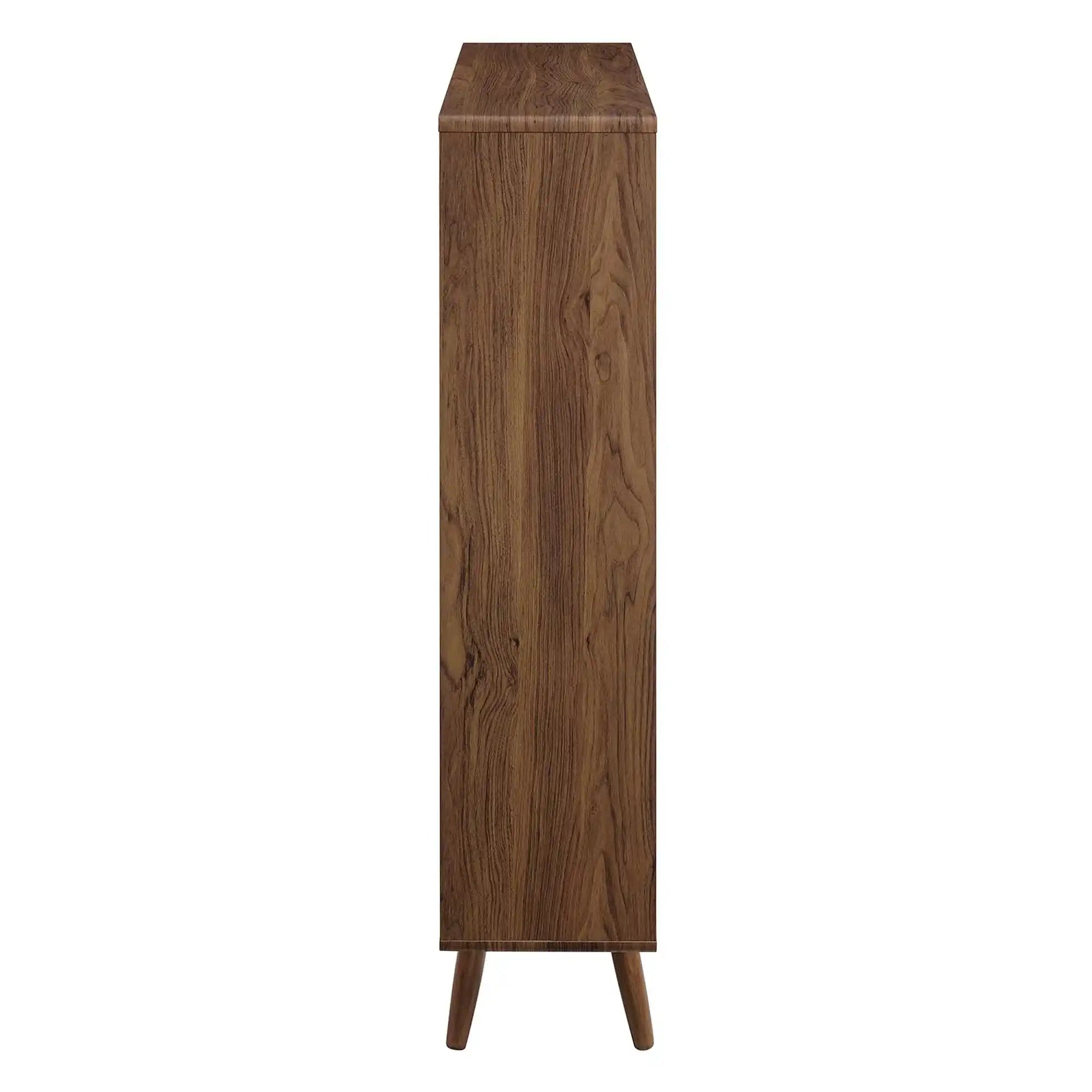 Transmit 7 Shelf Wood Grain Bookcase by Modway - Best Buy Furniture