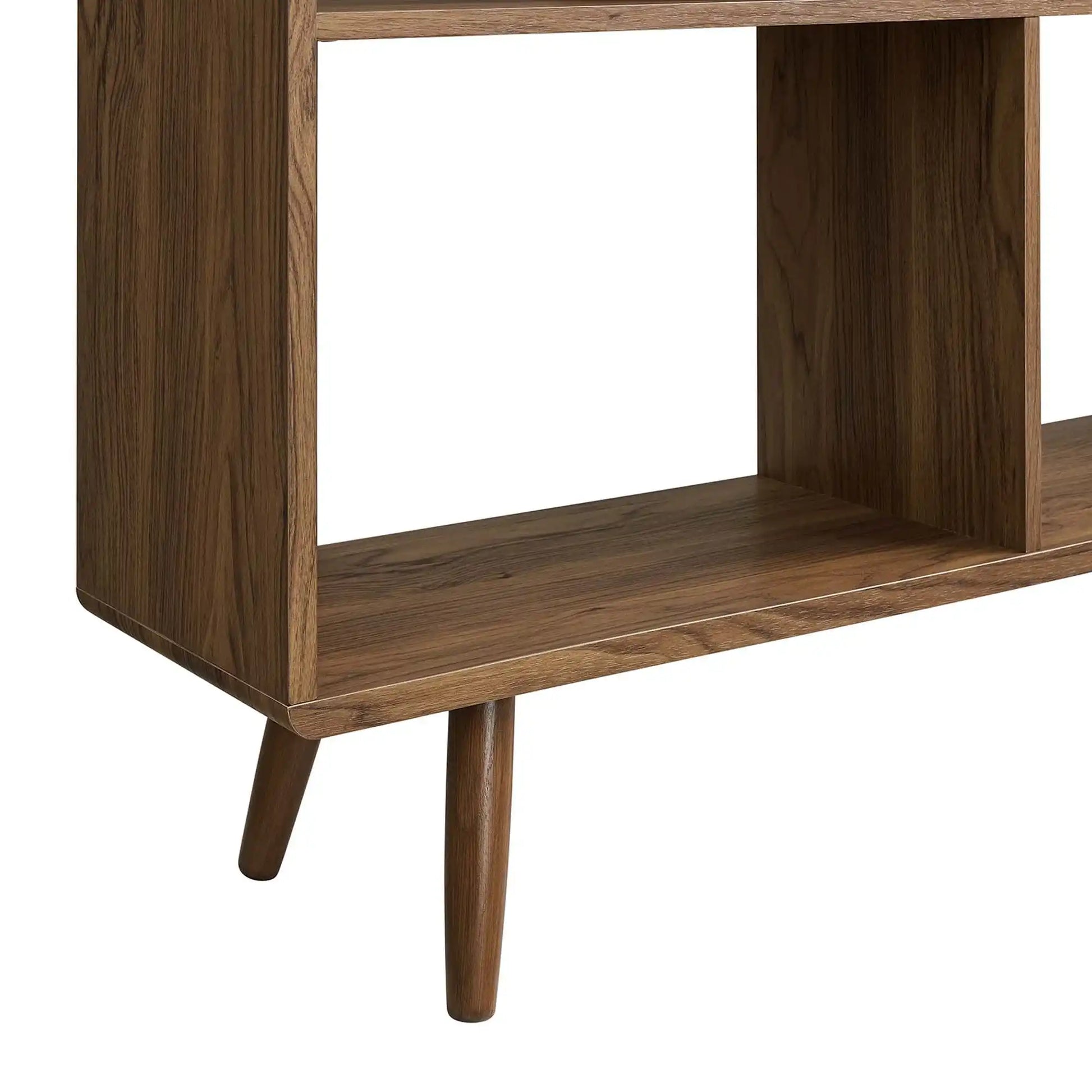 Transmit 7 Shelf Wood Grain Bookcase by Modway - Best Buy Furniture