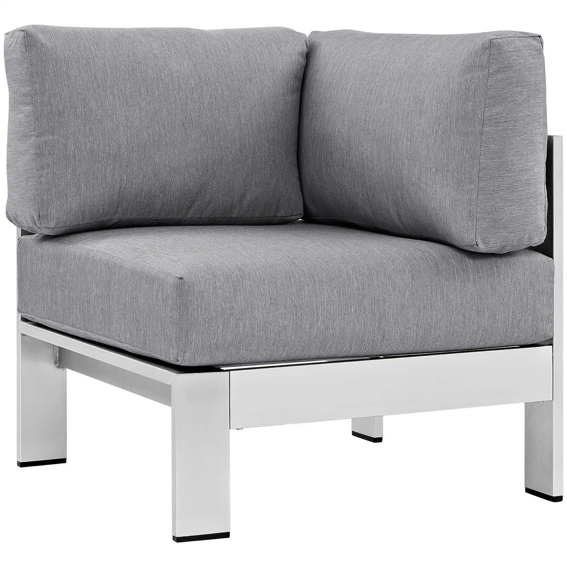 Shore 7 Piece Outdoor Patio Aluminum Sectional Sofa Set by Modway - Best Buy Furniture