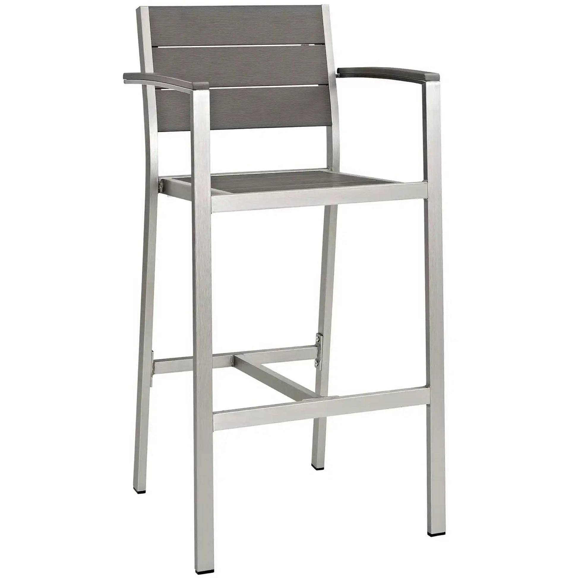 Shore 5 Piece Outdoor Patio Aluminum Dining Set by Modway - Best Buy Furniture