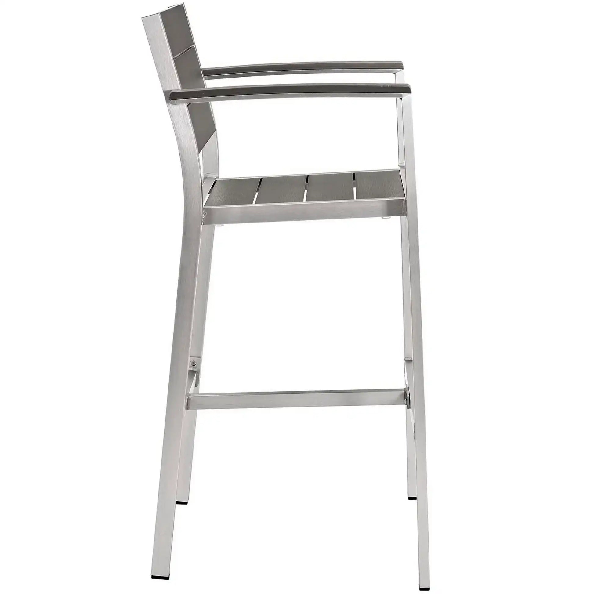 Shore 5 Piece Outdoor Patio Aluminum Dining Set by Modway - Best Buy Furniture