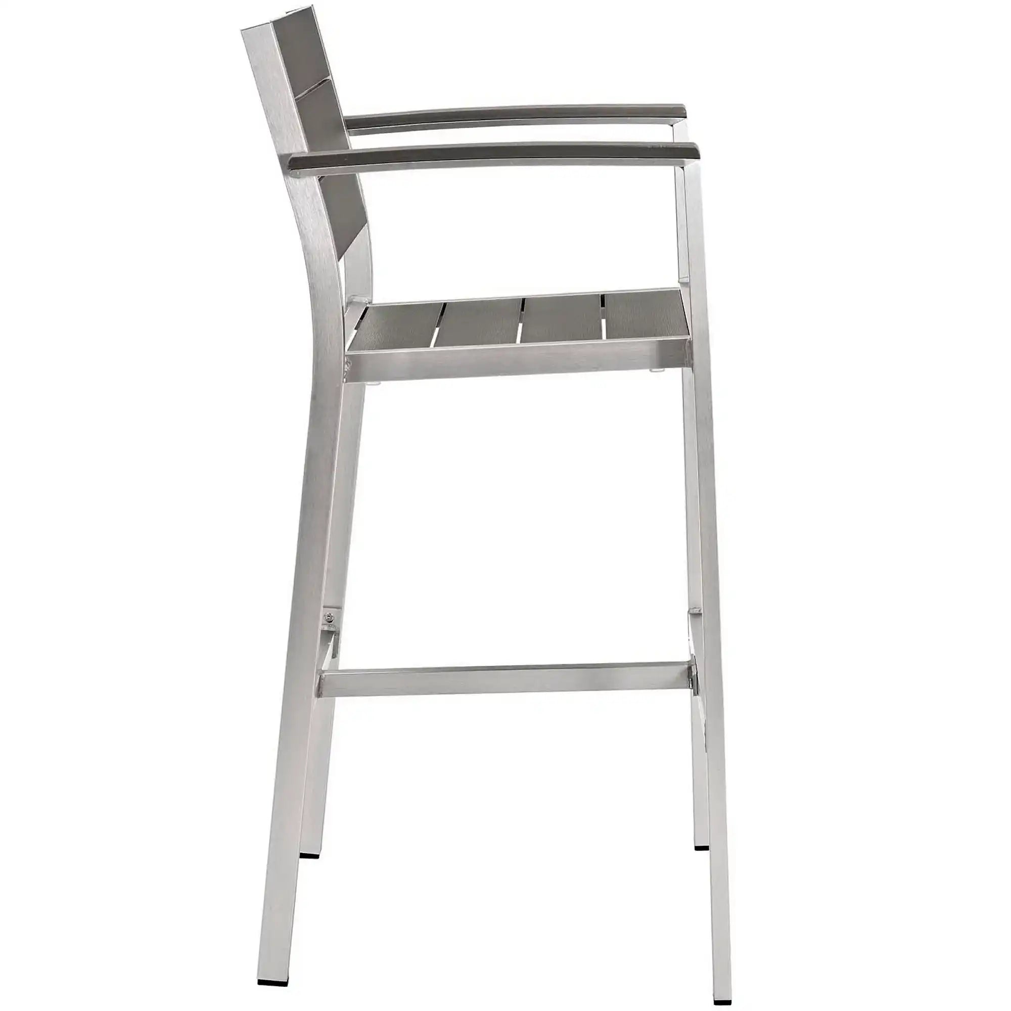 Shore 5 Piece Outdoor Patio Aluminum Dining Set by Modway - Best Buy Furniture