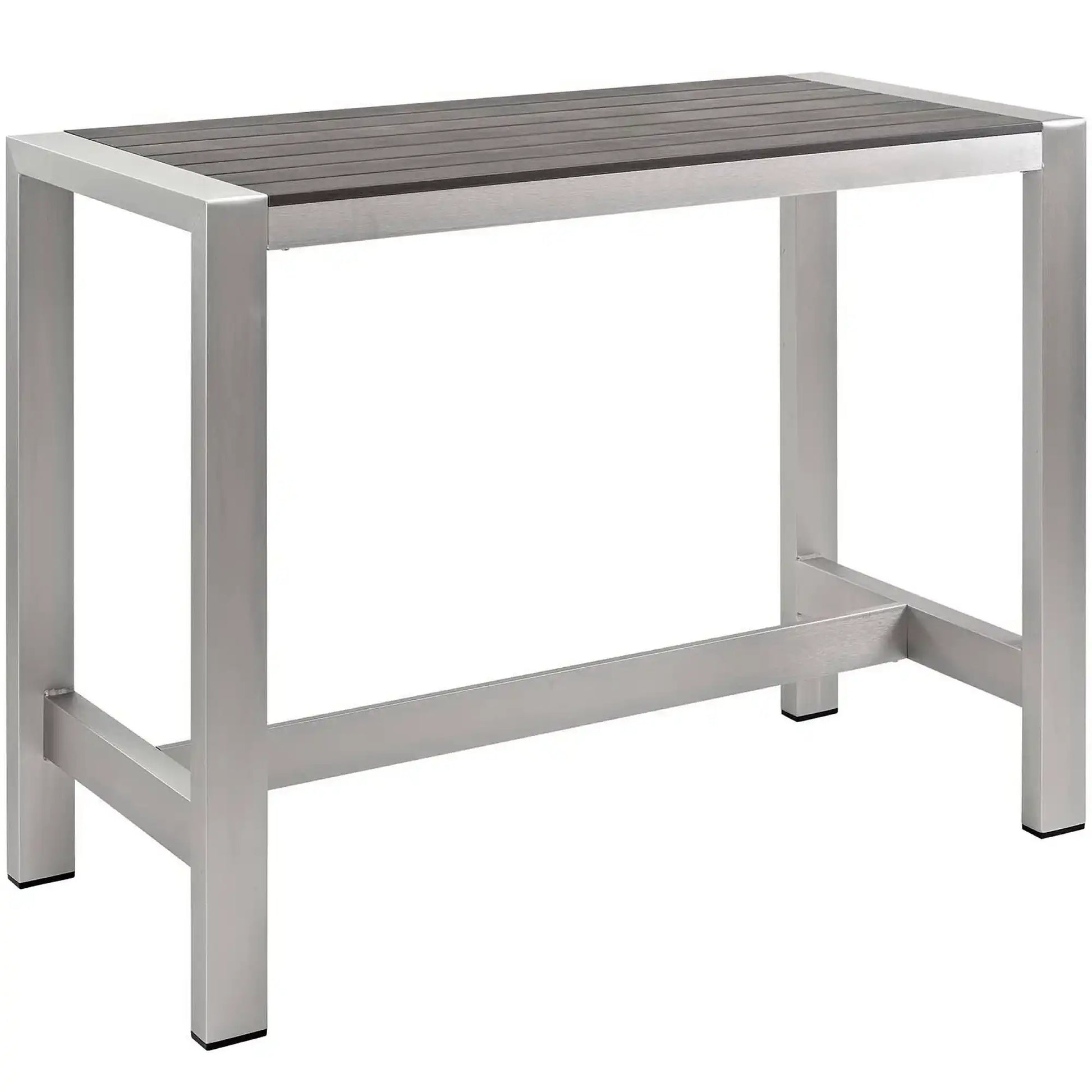 Shore 5 Piece Outdoor Patio Aluminum Dining Set by Modway - Best Buy Furniture