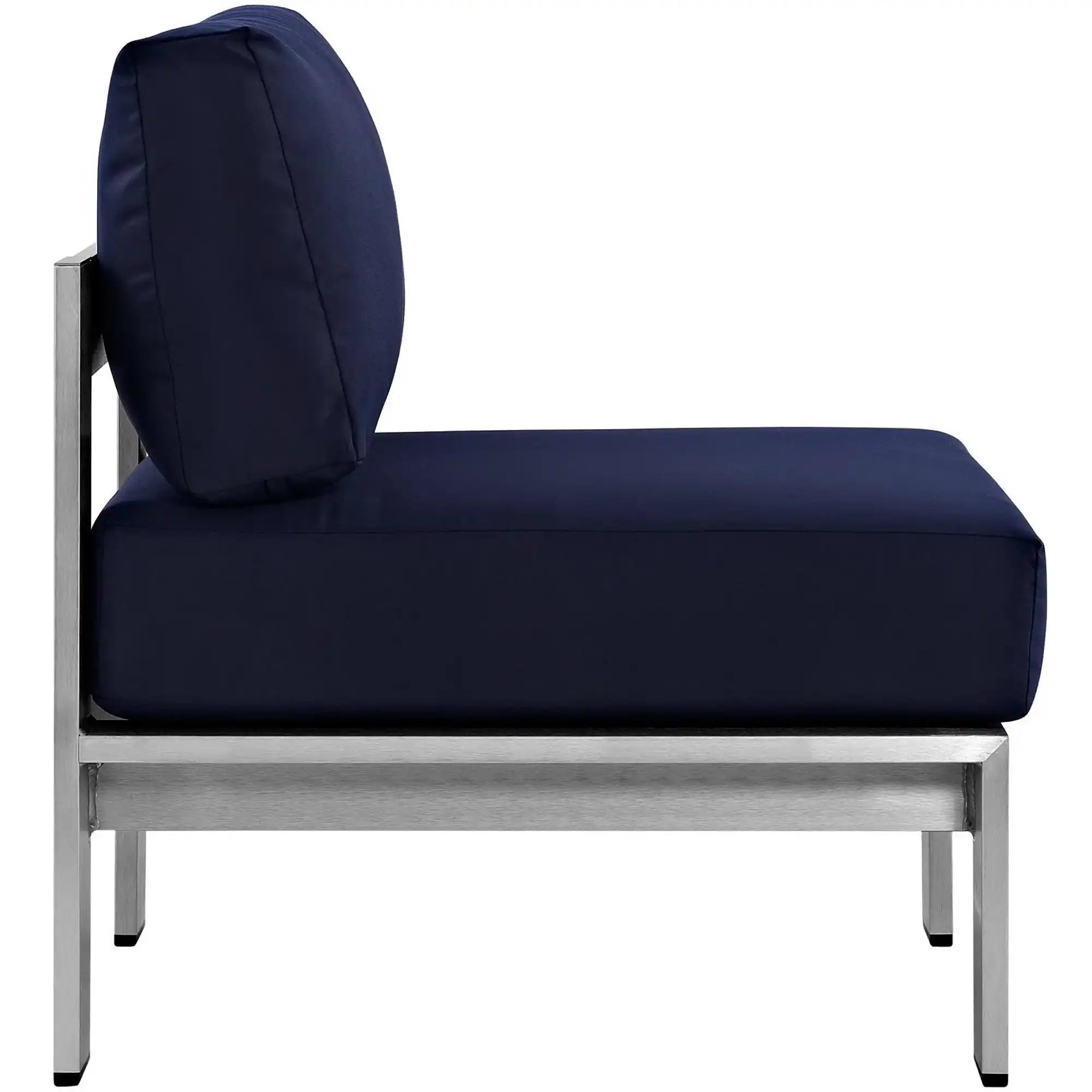 Shore 3 Piece Outdoor Patio Aluminum Sectional Sofa Set by Modway - Best Buy Furniture