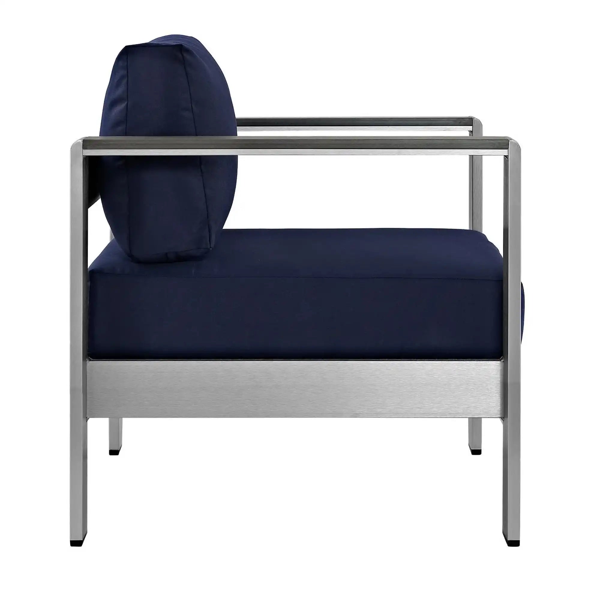 Shore 3 Piece Outdoor Patio Aluminum Set by Modway - Best Buy Furniture