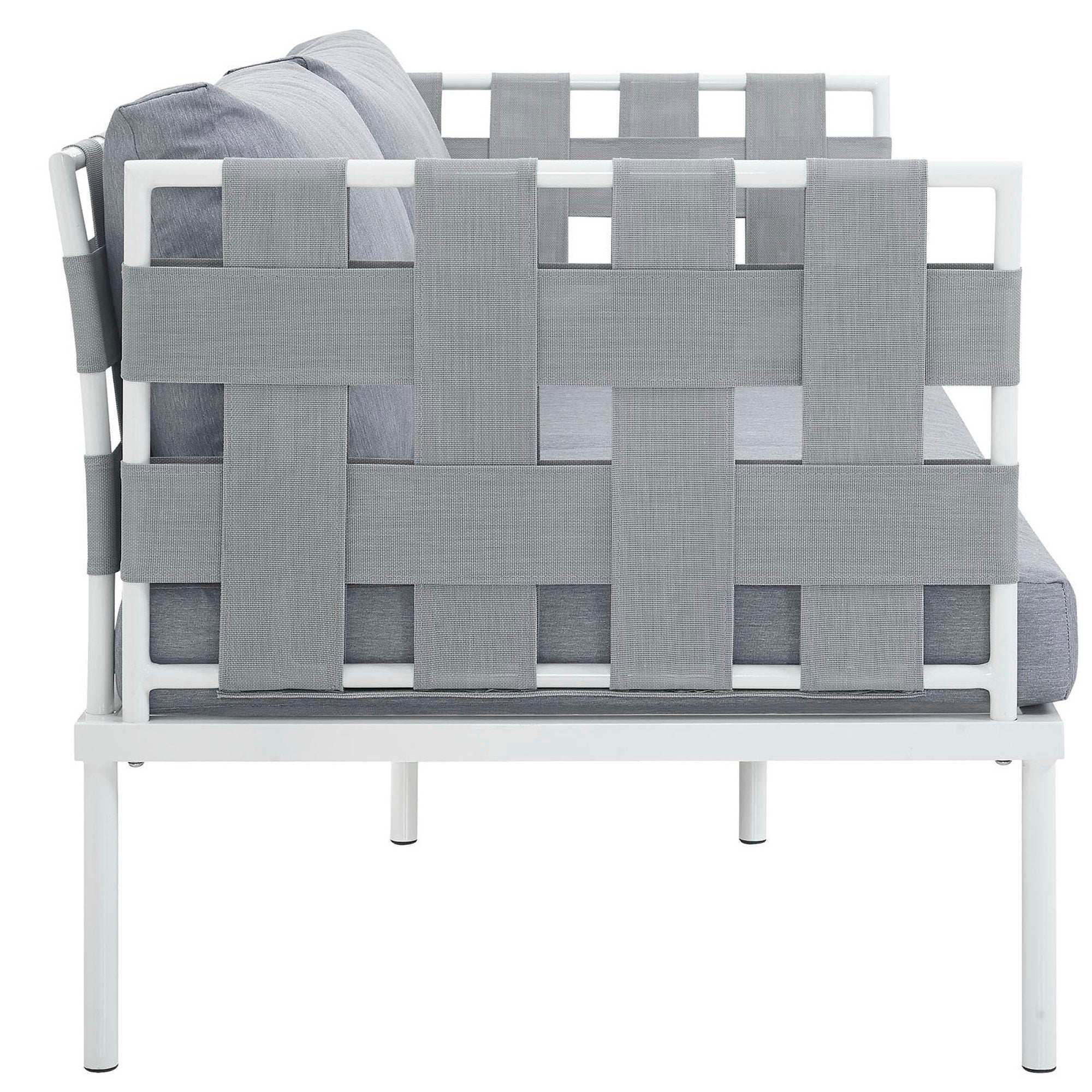 Harmony Outdoor Patio Aluminum Loveseat by Modway - Best Buy Furniture