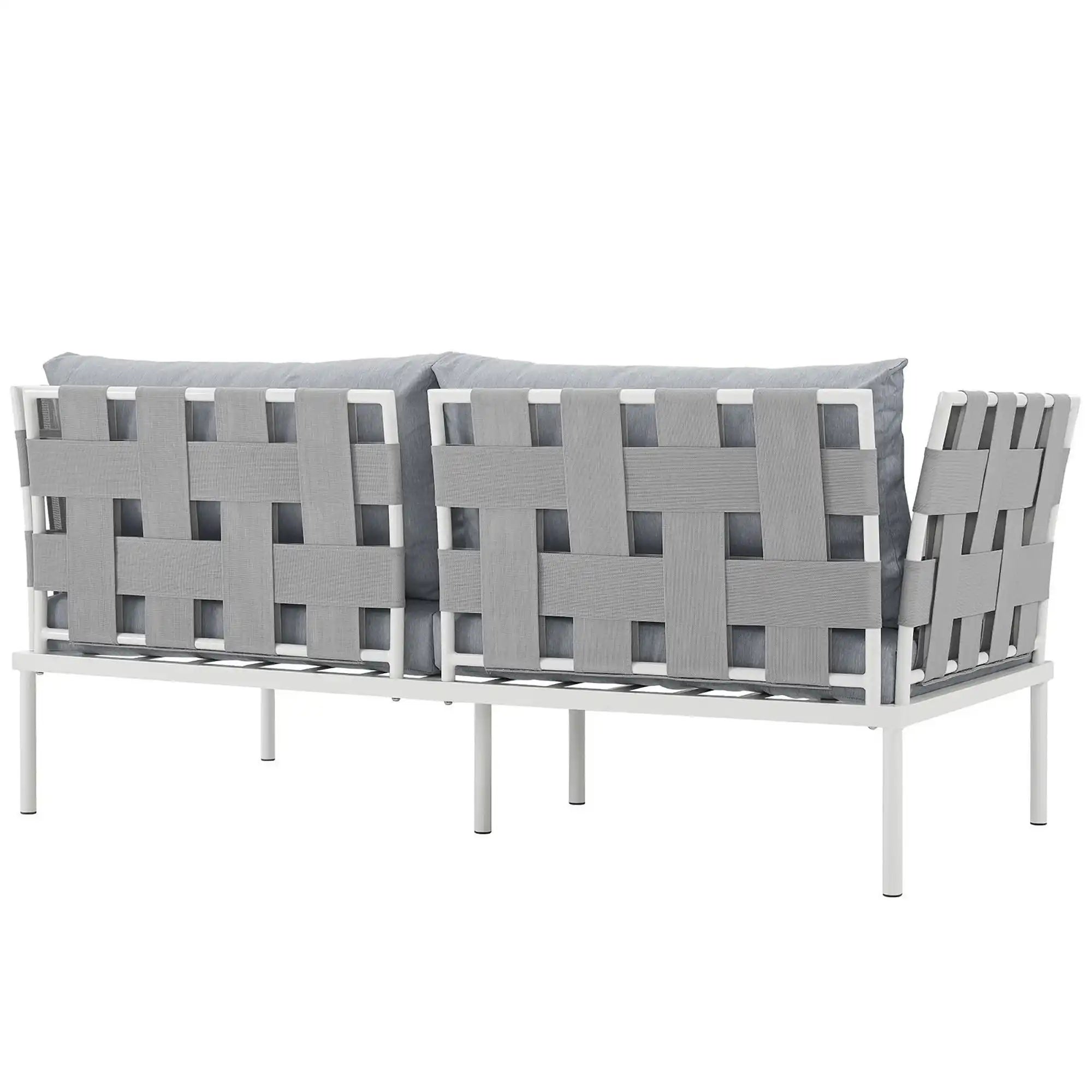 Harmony Outdoor Patio Aluminum Loveseat by Modway - Best Buy Furniture