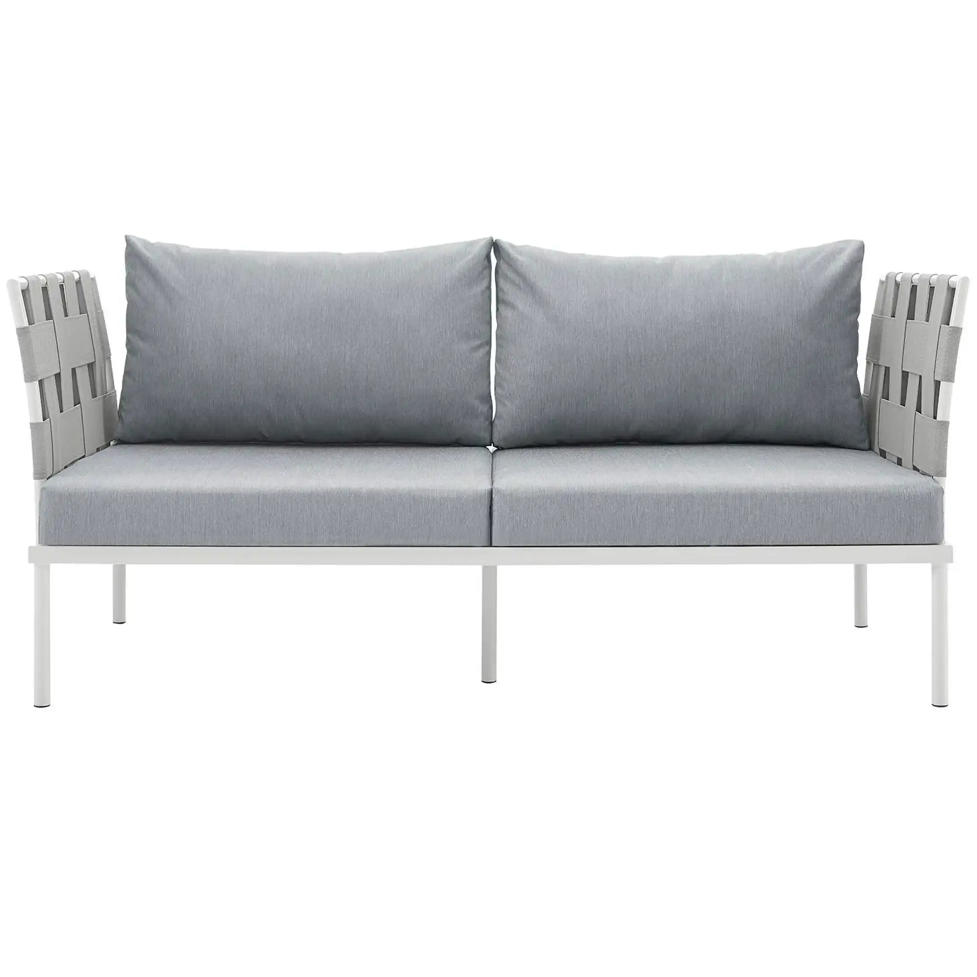 Harmony Outdoor Patio Aluminum Loveseat by Modway - Best Buy Furniture