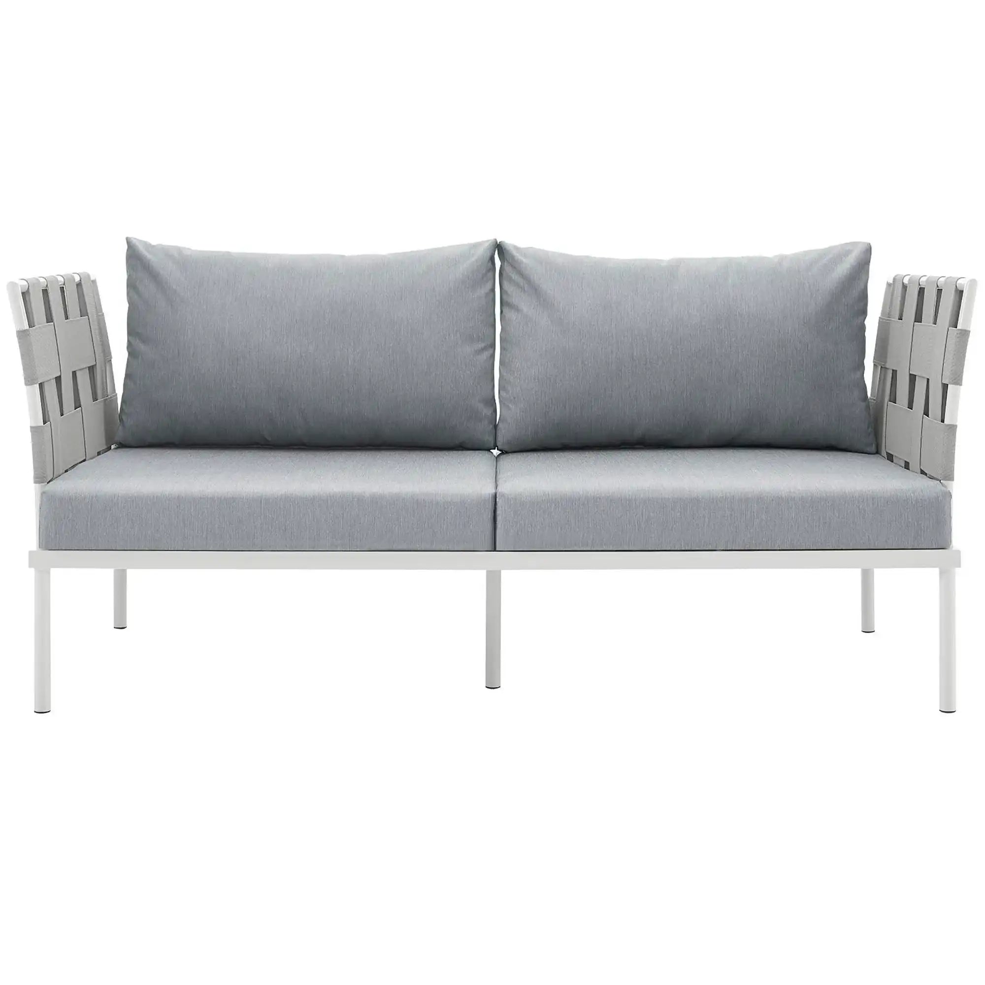 Harmony Outdoor Patio Aluminum Loveseat by Modway - Best Buy Furniture
