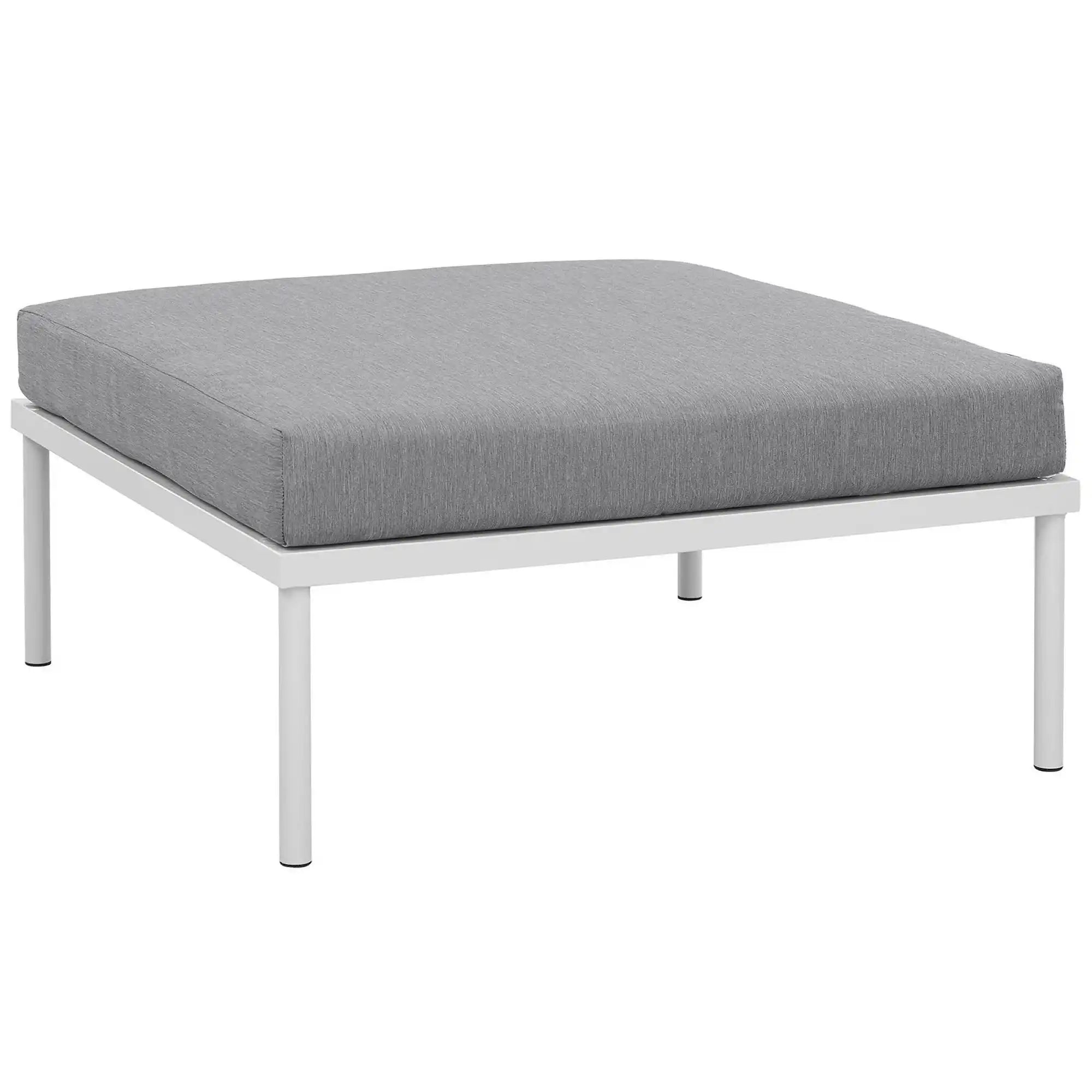 Harmony Outdoor Patio Aluminum Ottoman by Modway - Best Buy Furniture