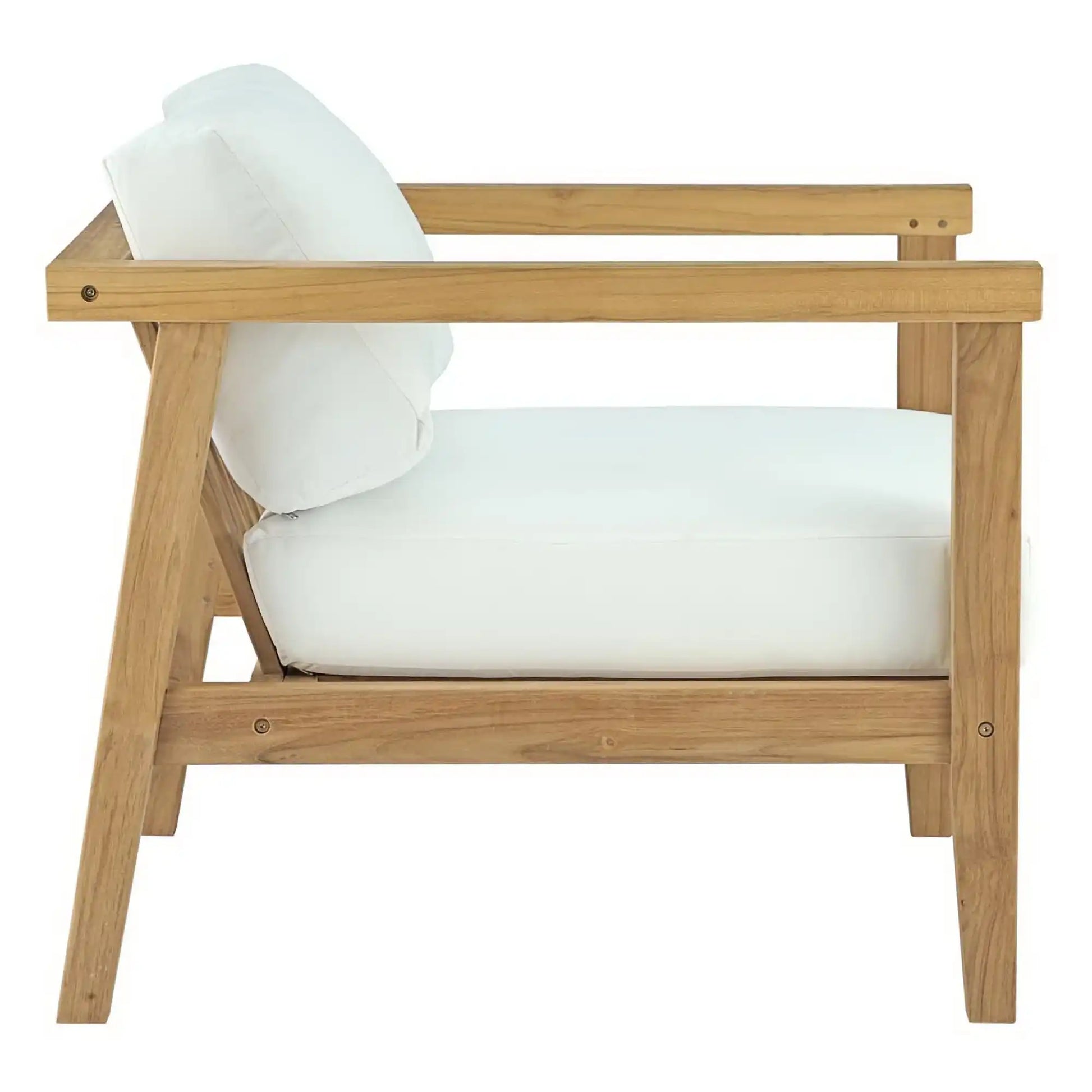 Bayport Outdoor Patio Teak Armchair by Modway - Best Buy Furniture