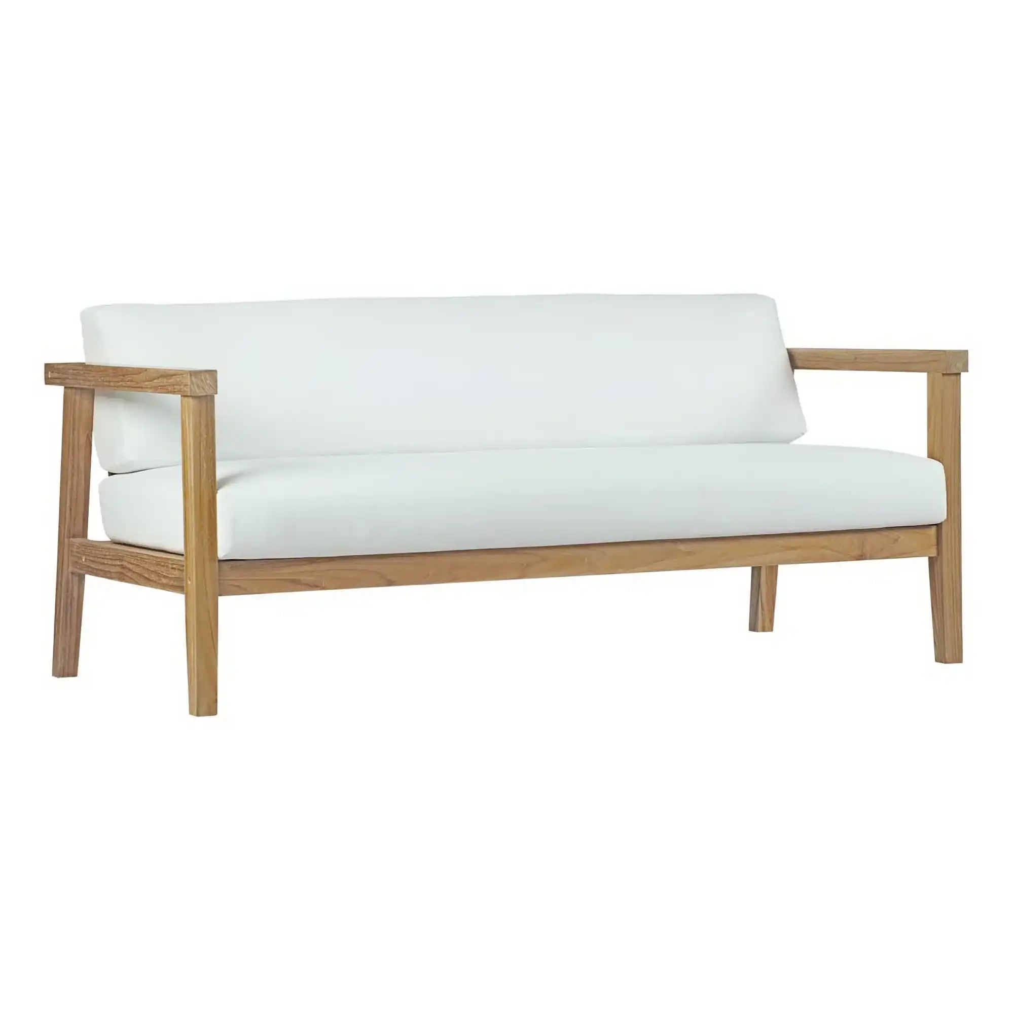 Bayport Outdoor Patio Teak Sofa by Modway - Best Buy Furniture
