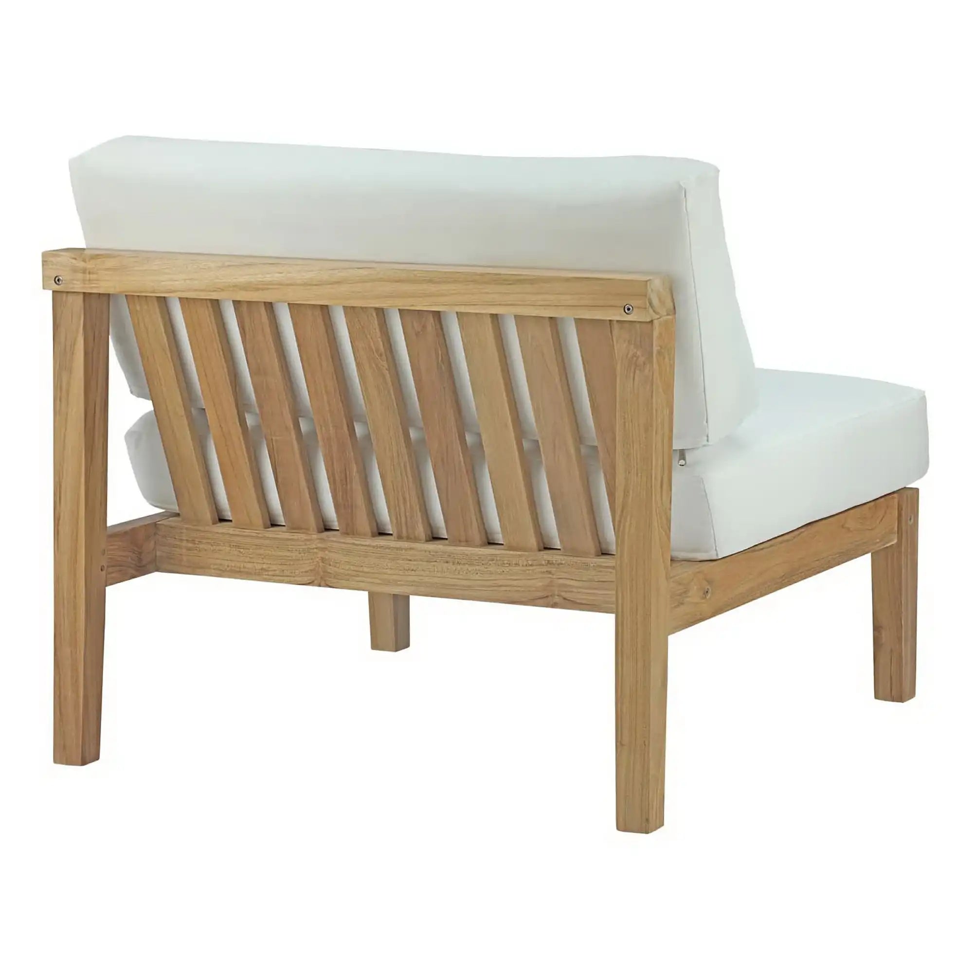Bayport Outdoor Patio Teak Armless by Modway - Best Buy Furniture