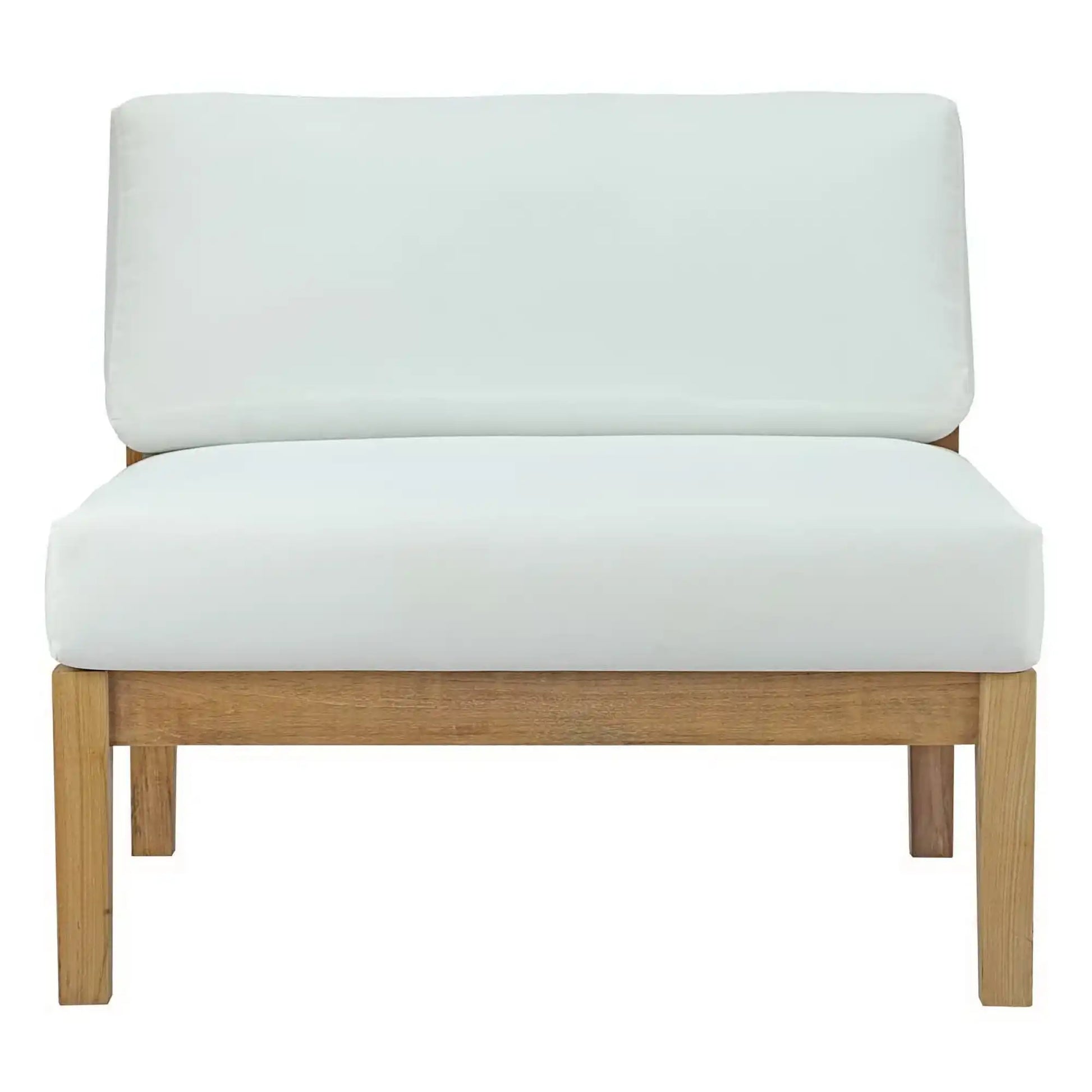Bayport Outdoor Patio Teak Armless by Modway - Best Buy Furniture