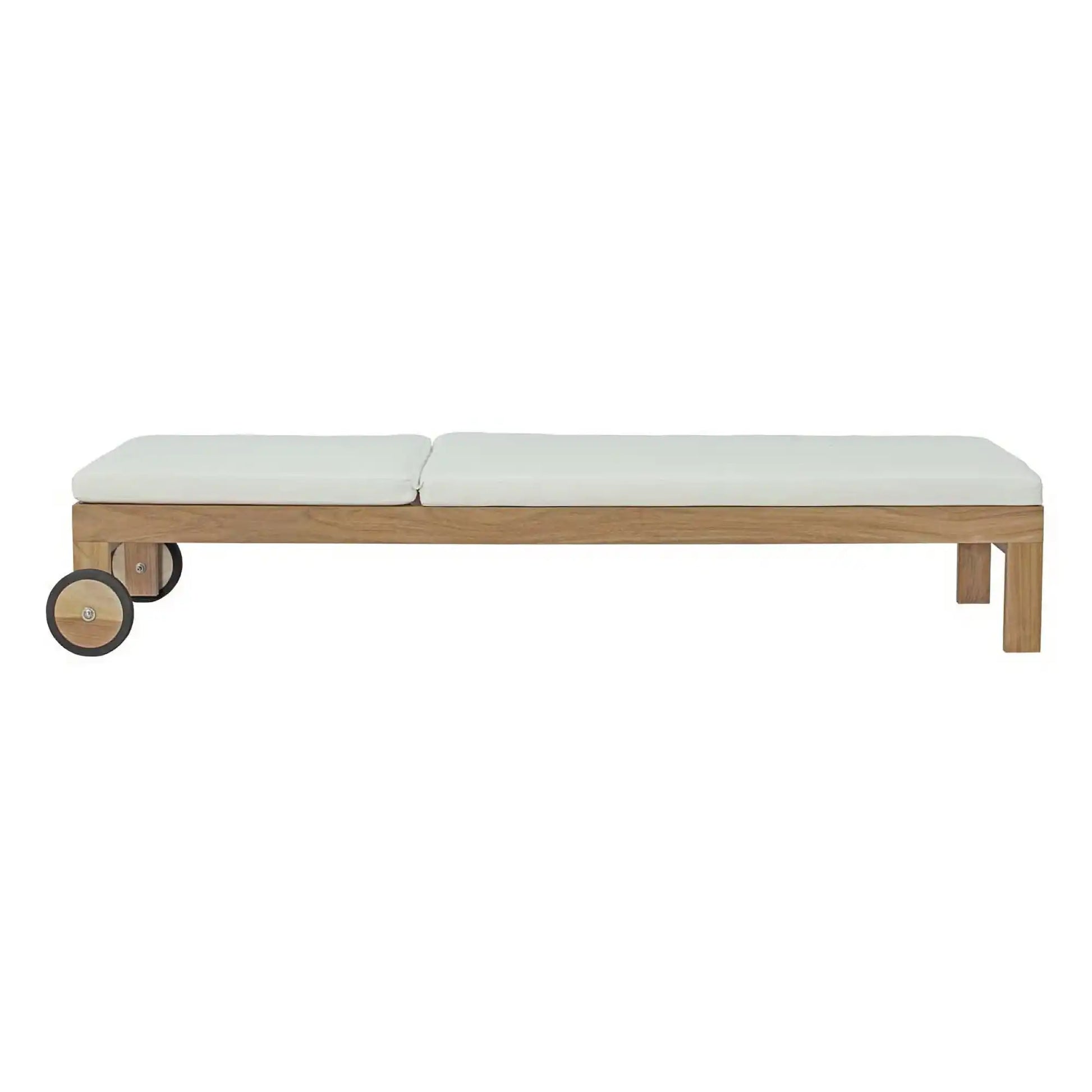 Upland Outdoor Patio Teak Chaise by Modway - Best Buy Furniture