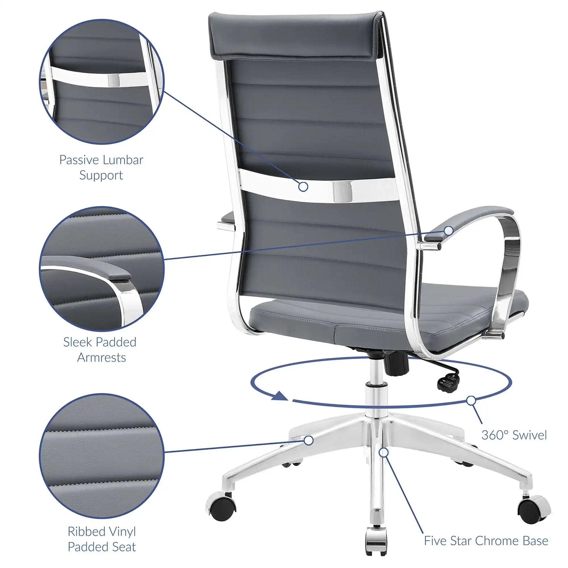 Jive Highback Office Chair by Modway - Best Buy Furniture