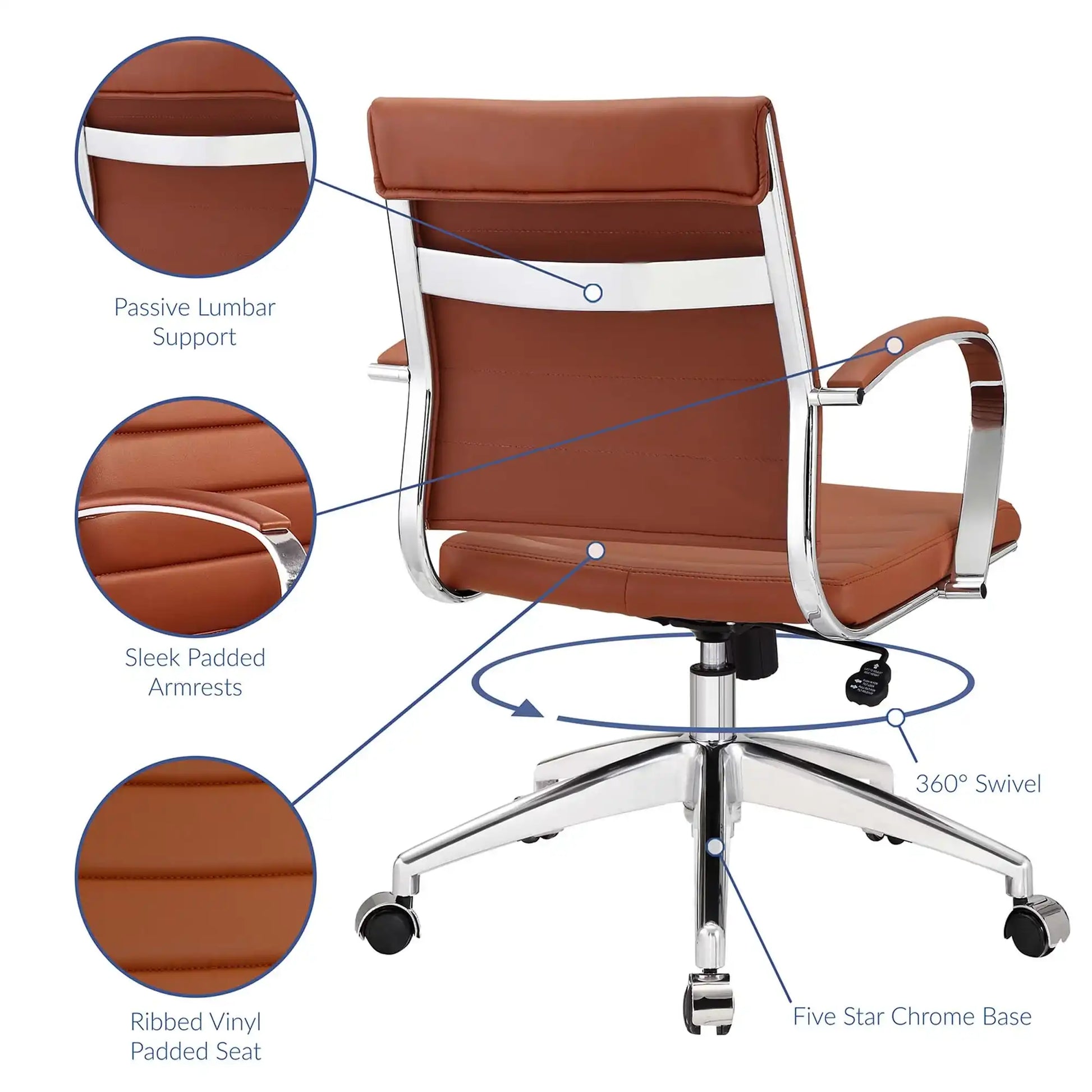 Jive Mid Back Office Chair by Modway - Best Buy Furniture