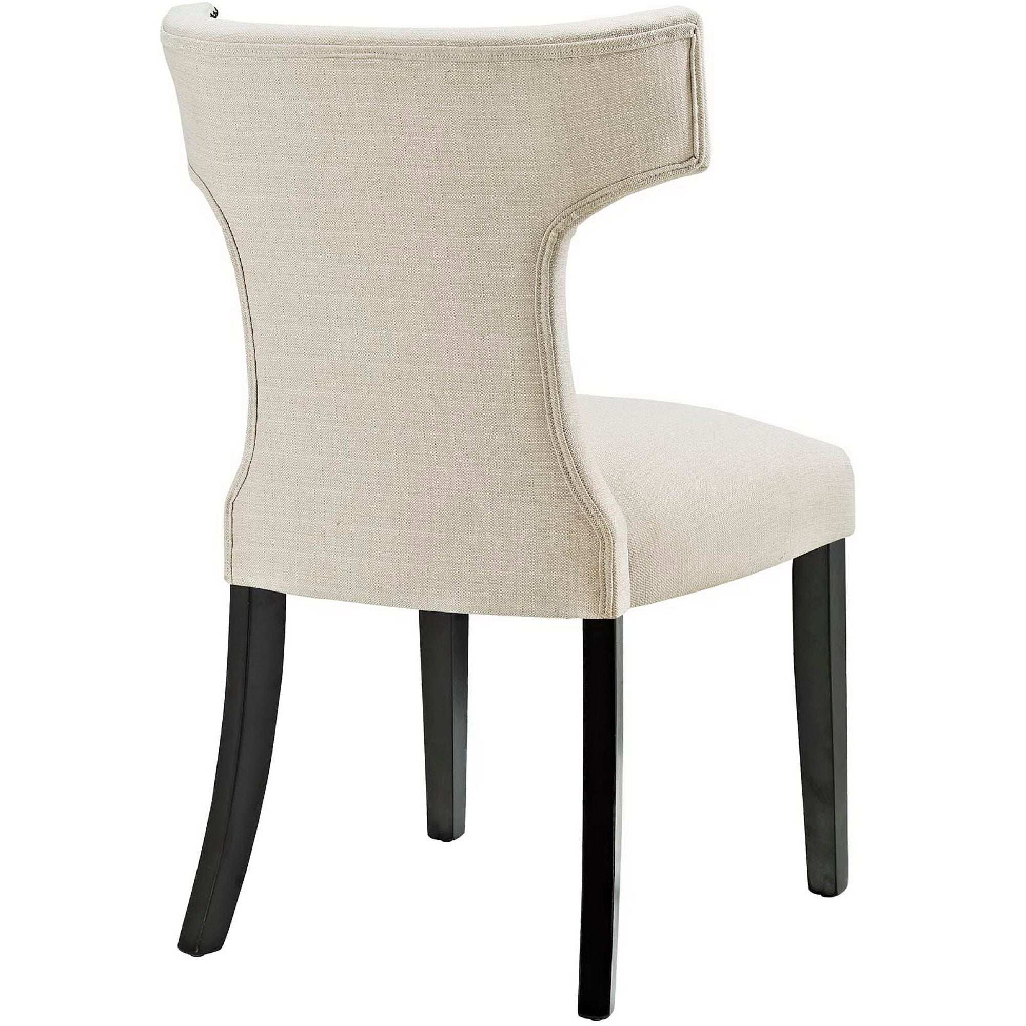 Curve Fabric Dining Side Chair Set of 2 by Modway - Best Buy Furniture