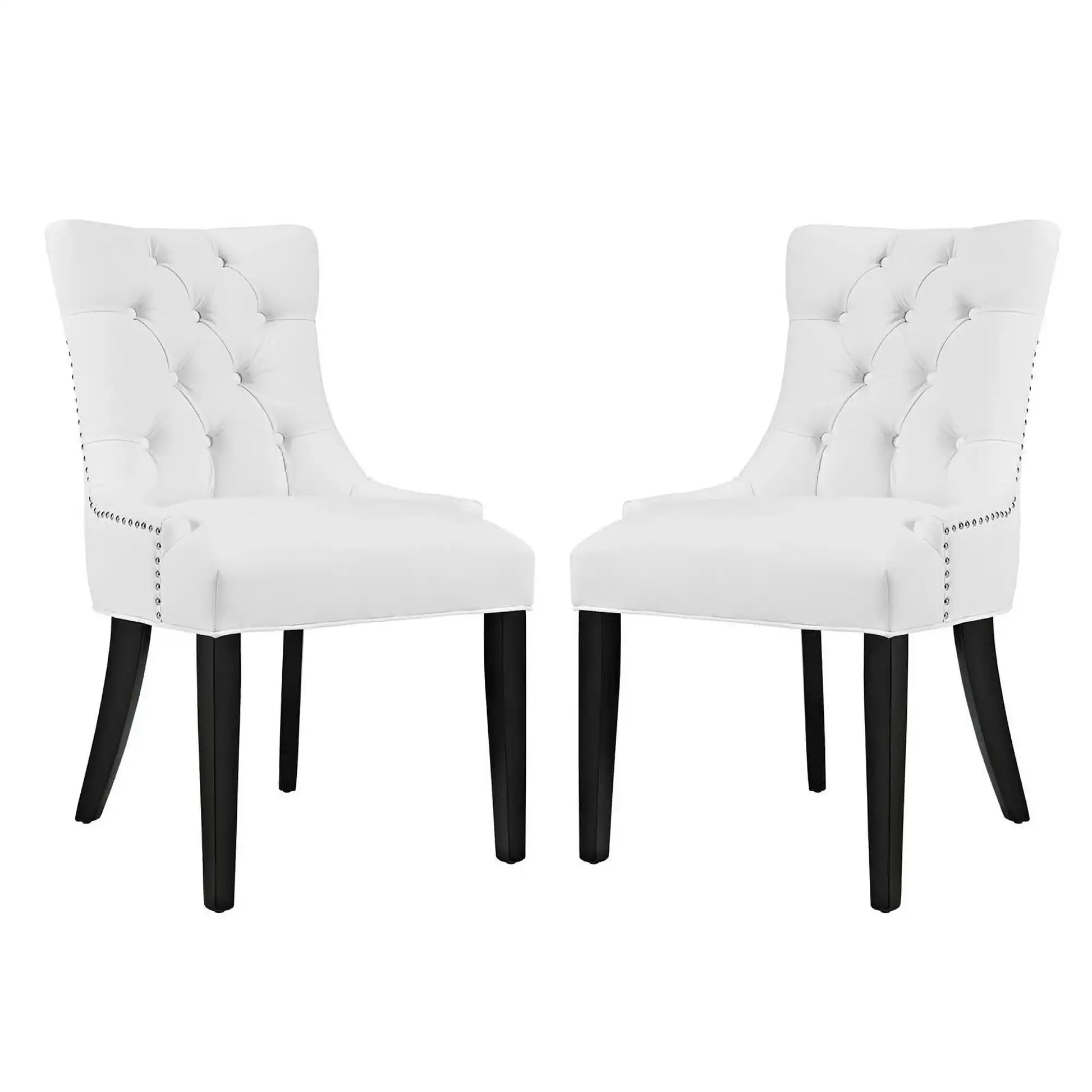 Regent Vinyl Dining Side Chair Set of 2 by Modway - Best Buy Furniture
