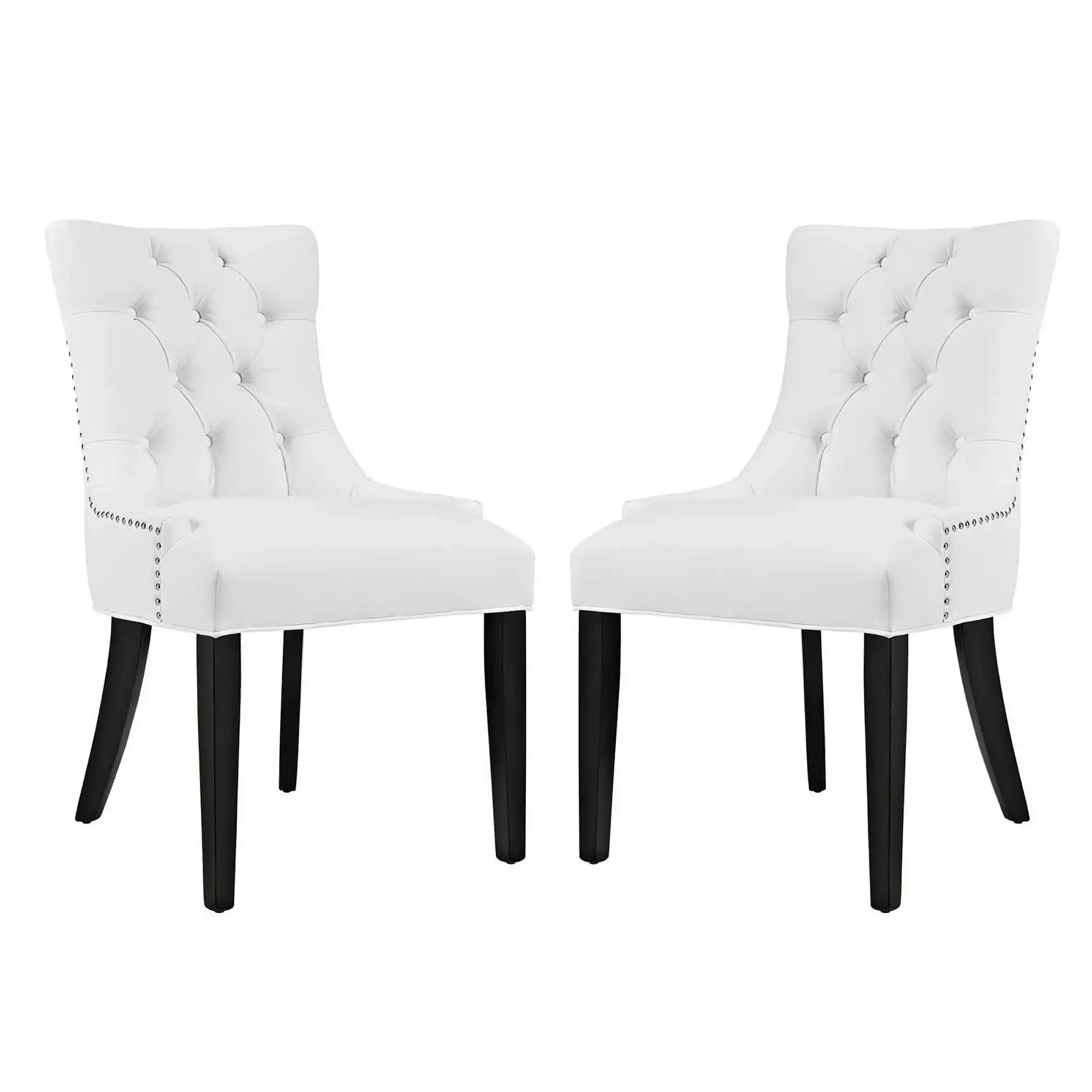 Regent Vinyl Dining Side Chair Set of 2 by Modway - Best Buy Furniture