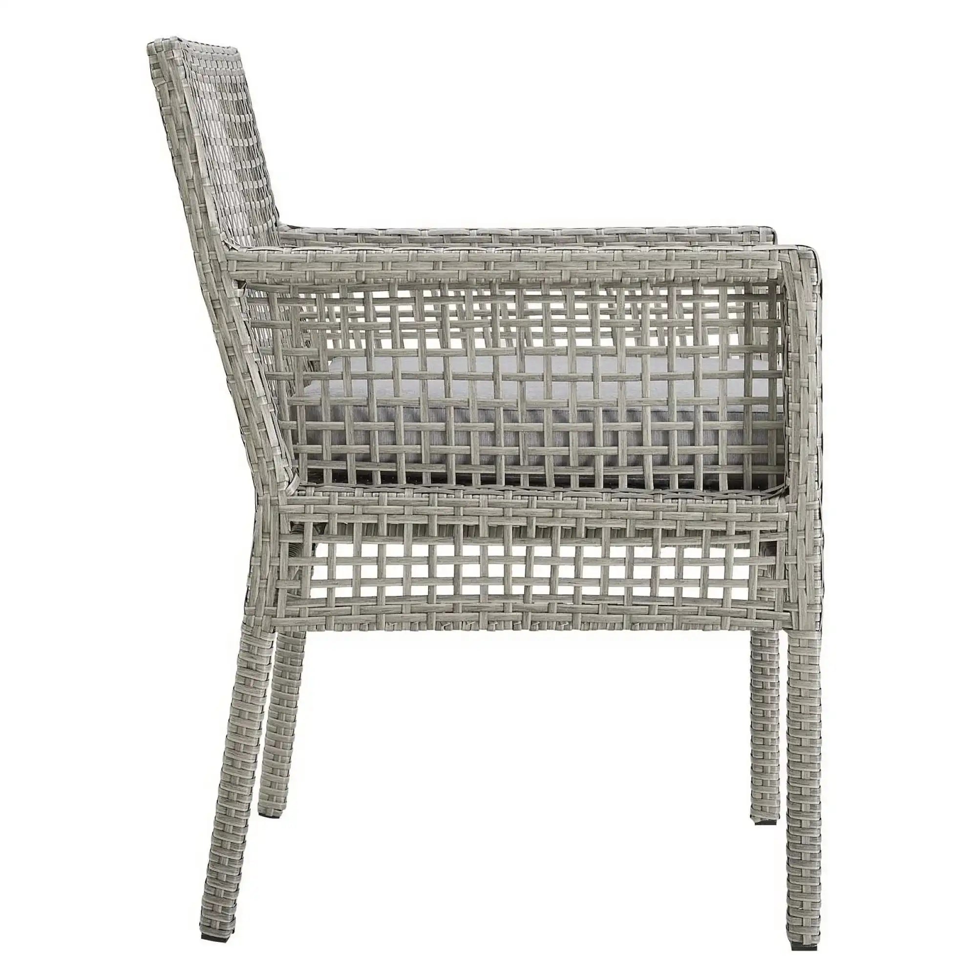 Aura Outdoor Patio Wicker Rattan Dining Armchair by Modway - Best Buy Furniture
