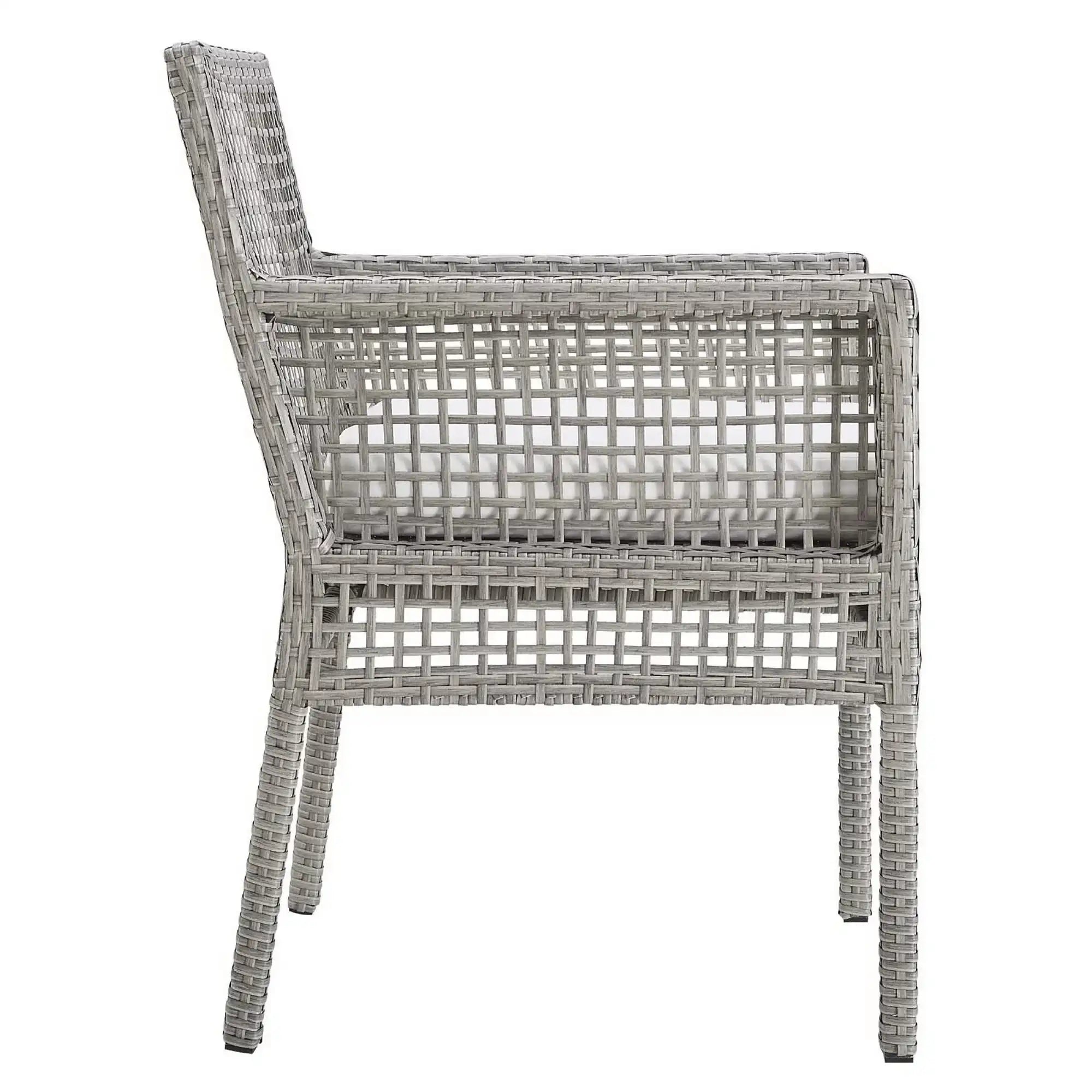 Aura Outdoor Patio Wicker Rattan Dining Armchair by Modway - Best Buy Furniture