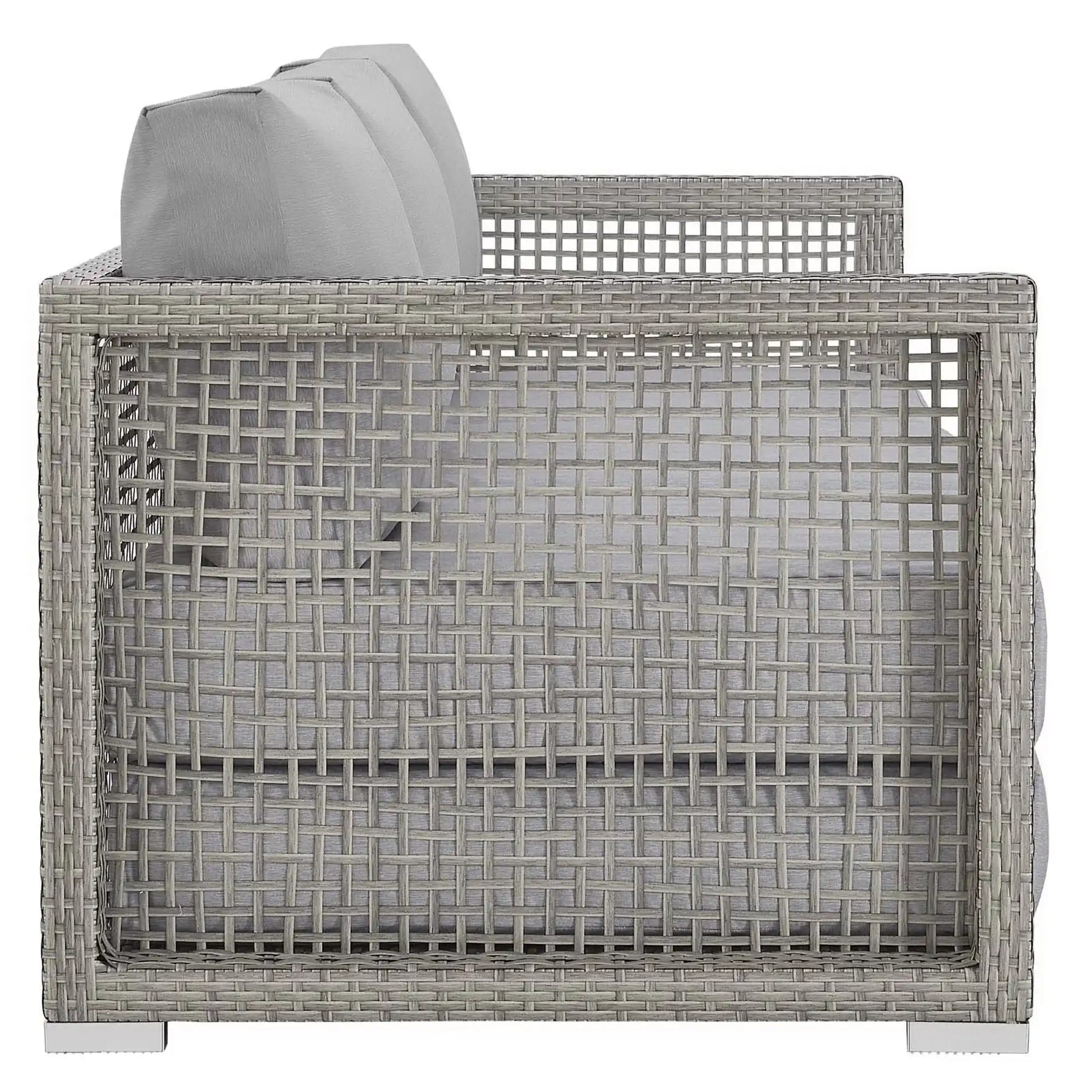 Aura Outdoor Patio Wicker Rattan Sofa by Modway - Best Buy Furniture