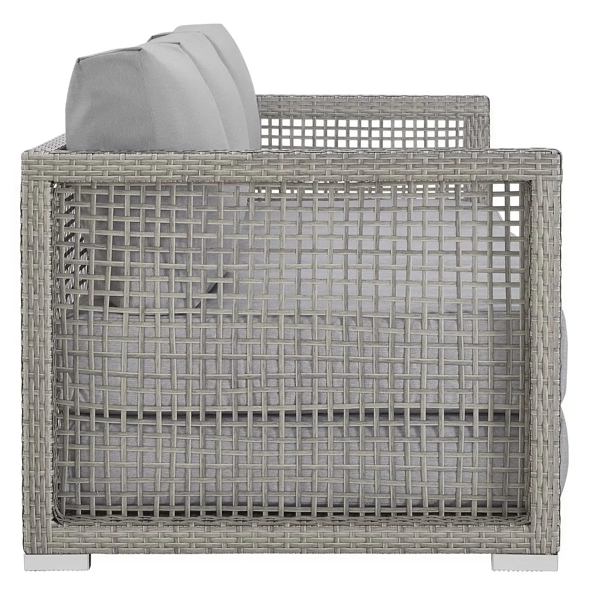 Aura Outdoor Patio Wicker Rattan Sofa by Modway - Best Buy Furniture