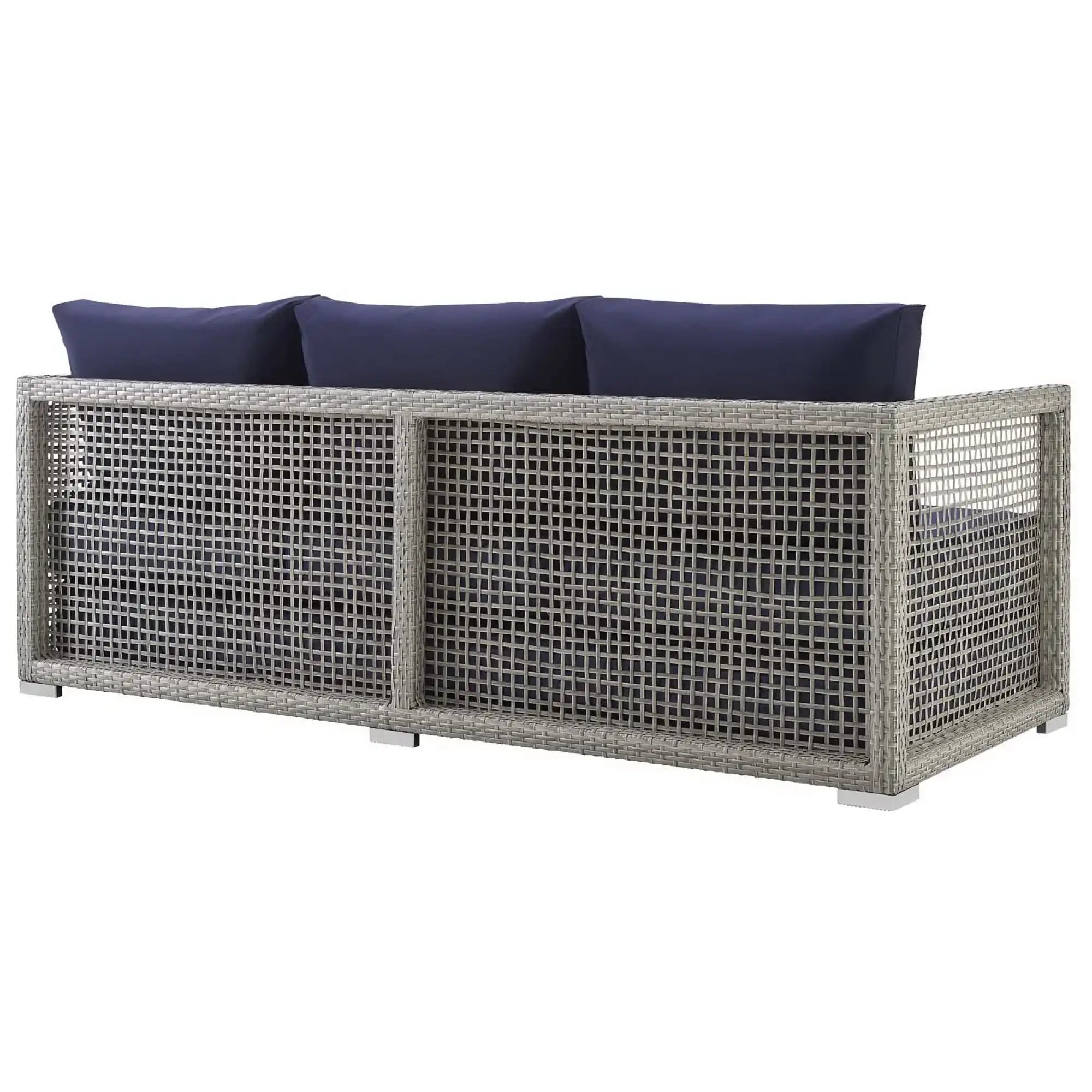 Aura Outdoor Patio Wicker Rattan Sofa by Modway - Best Buy Furniture