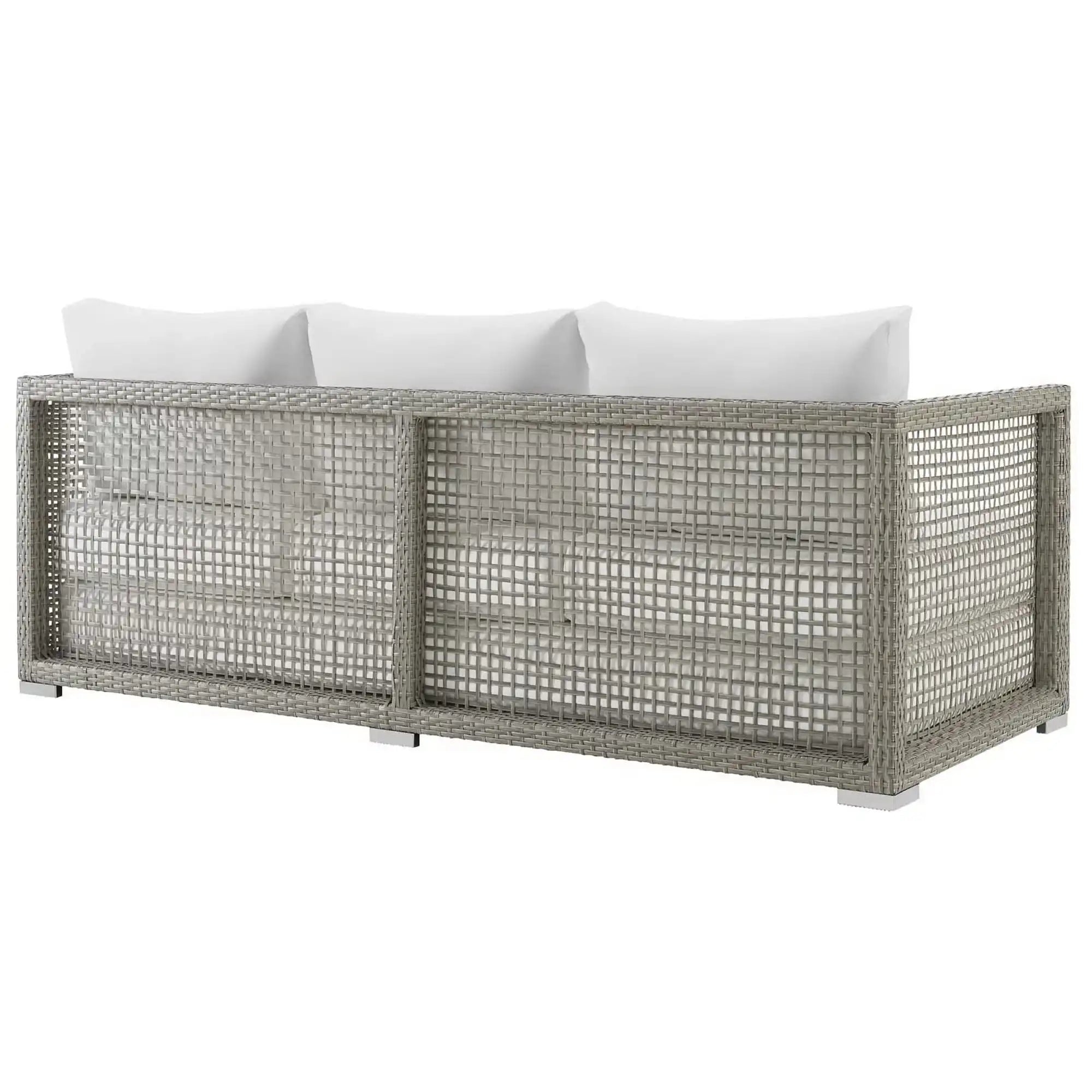 Aura Outdoor Patio Wicker Rattan Sofa by Modway - Best Buy Furniture
