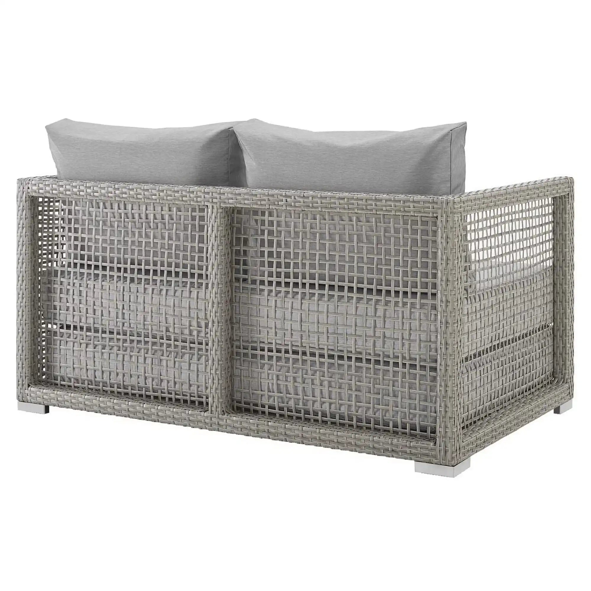Aura Outdoor Patio Wicker Rattan Loveseat by Modway - Best Buy Furniture