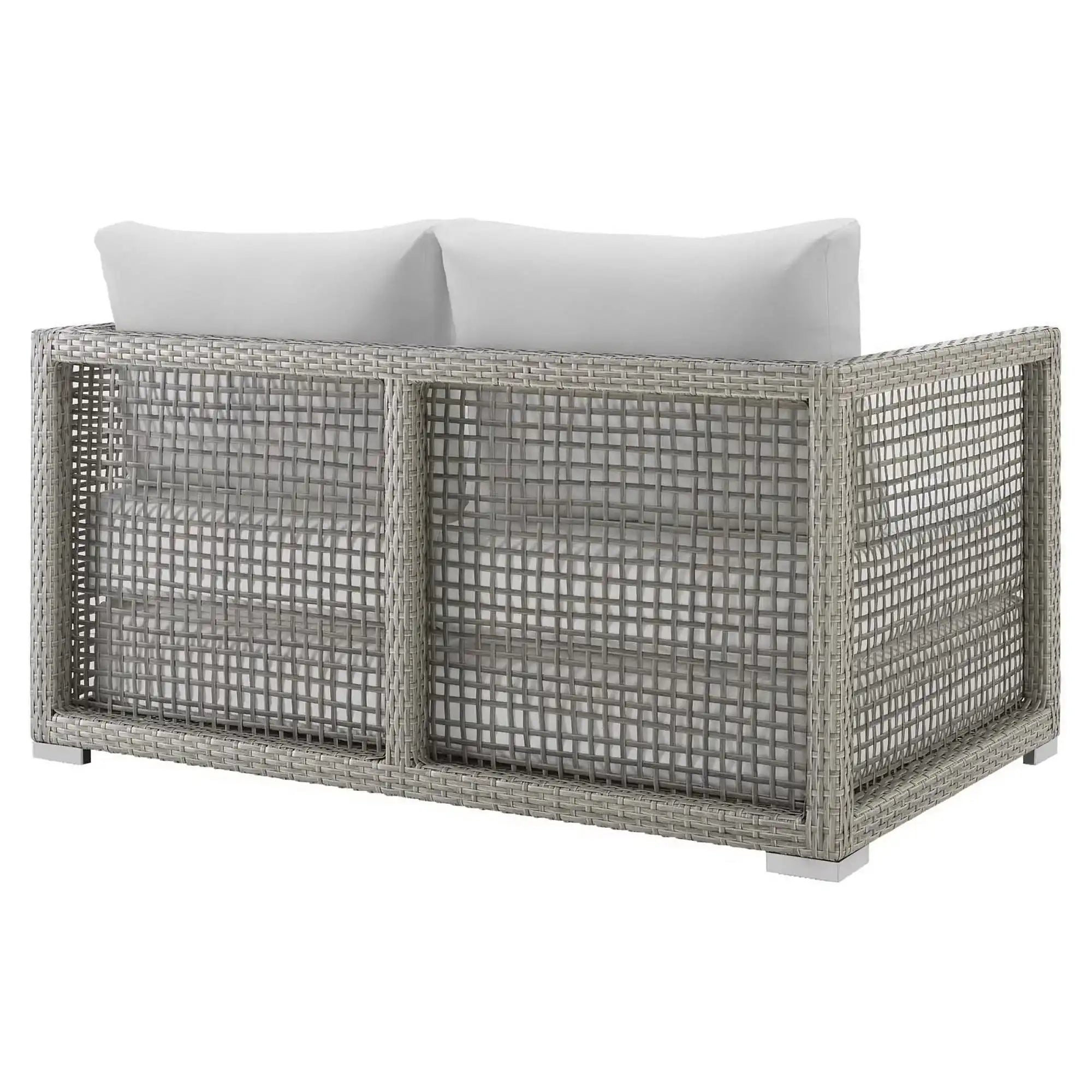 Aura Outdoor Patio Wicker Rattan Loveseat by Modway - Best Buy Furniture