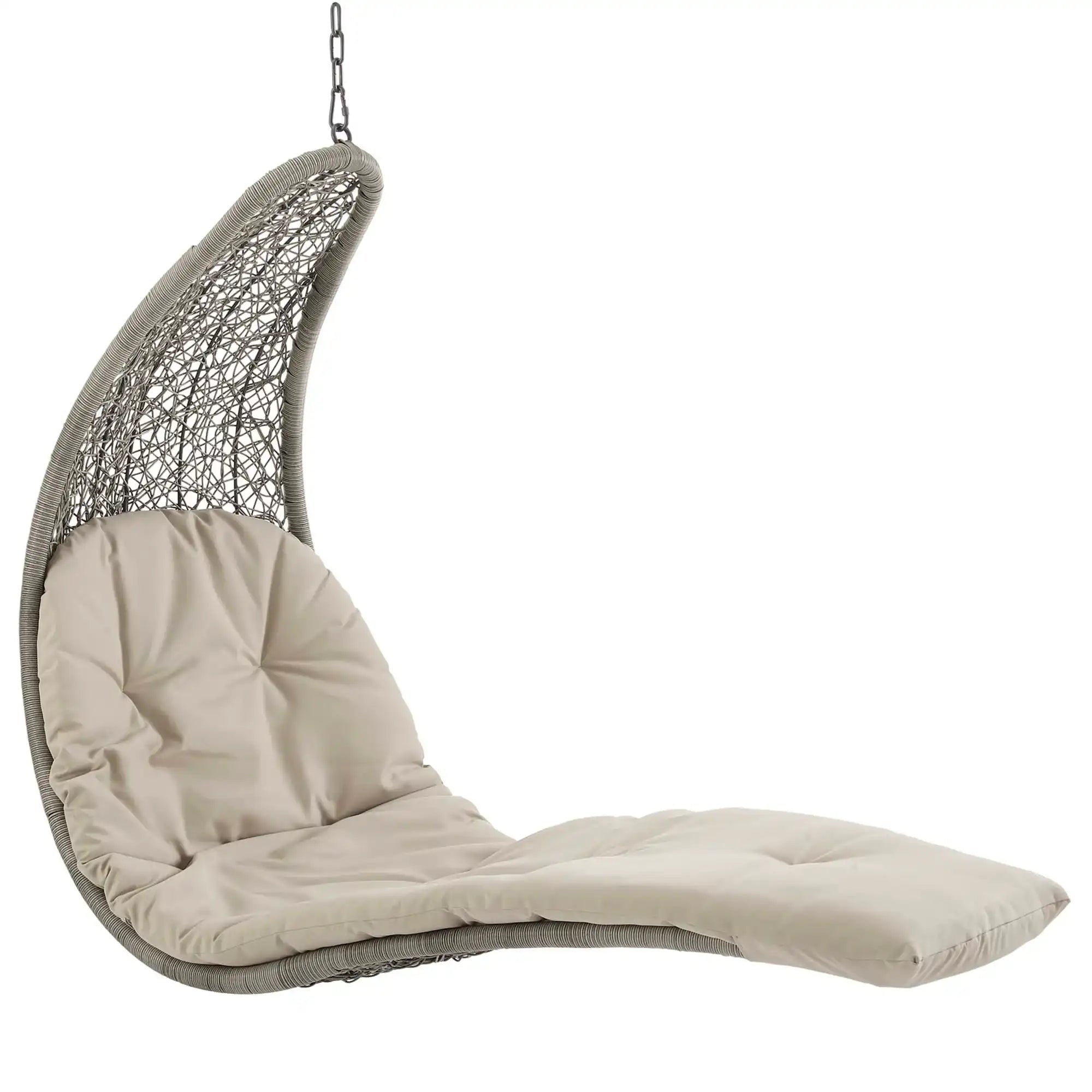 Landscape Hanging Chaise Lounge Outdoor Patio Swing Chair by Modway - Best Buy Furniture