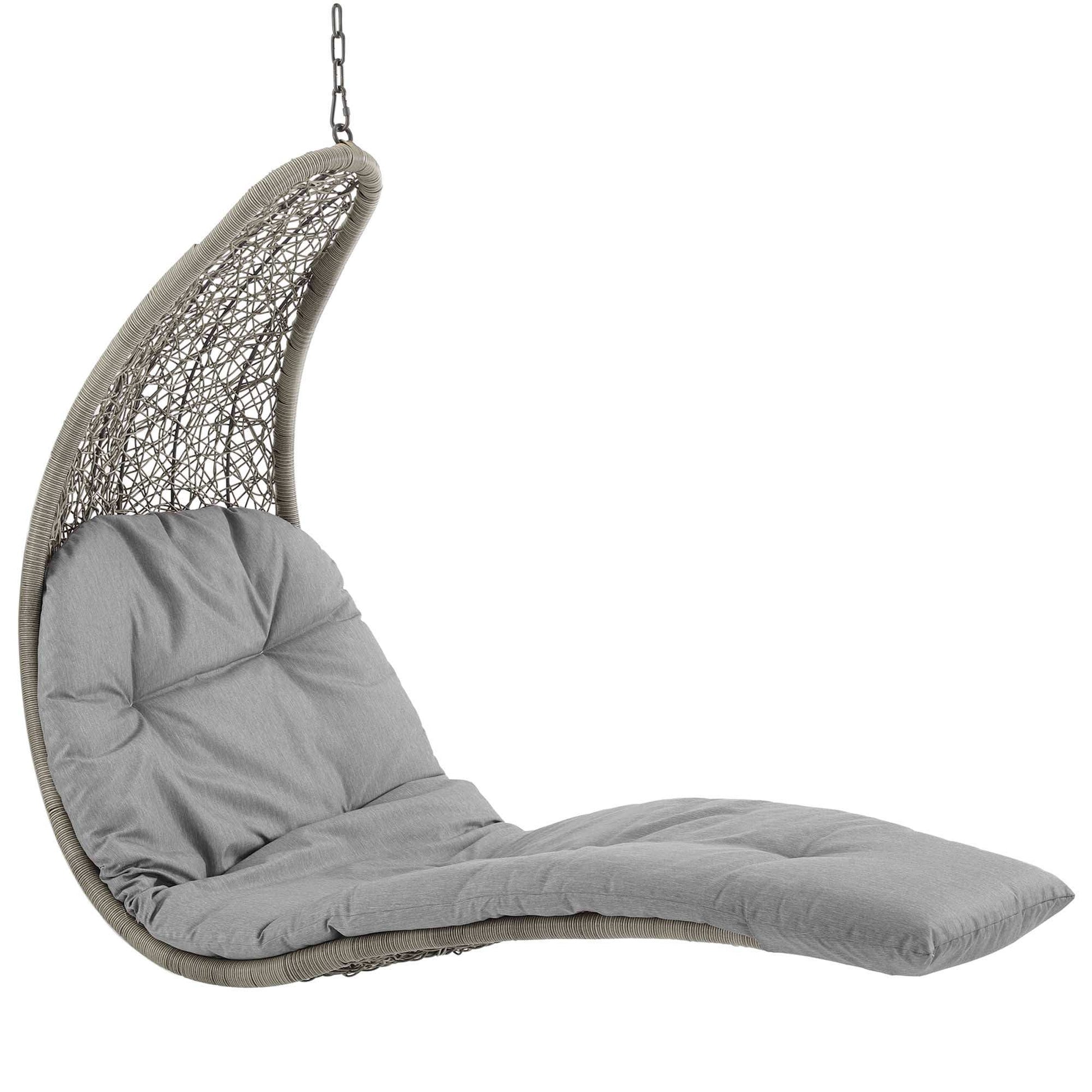Landscape Hanging Chaise Lounge Outdoor Patio Swing Chair by Modway - Best Buy Furniture
